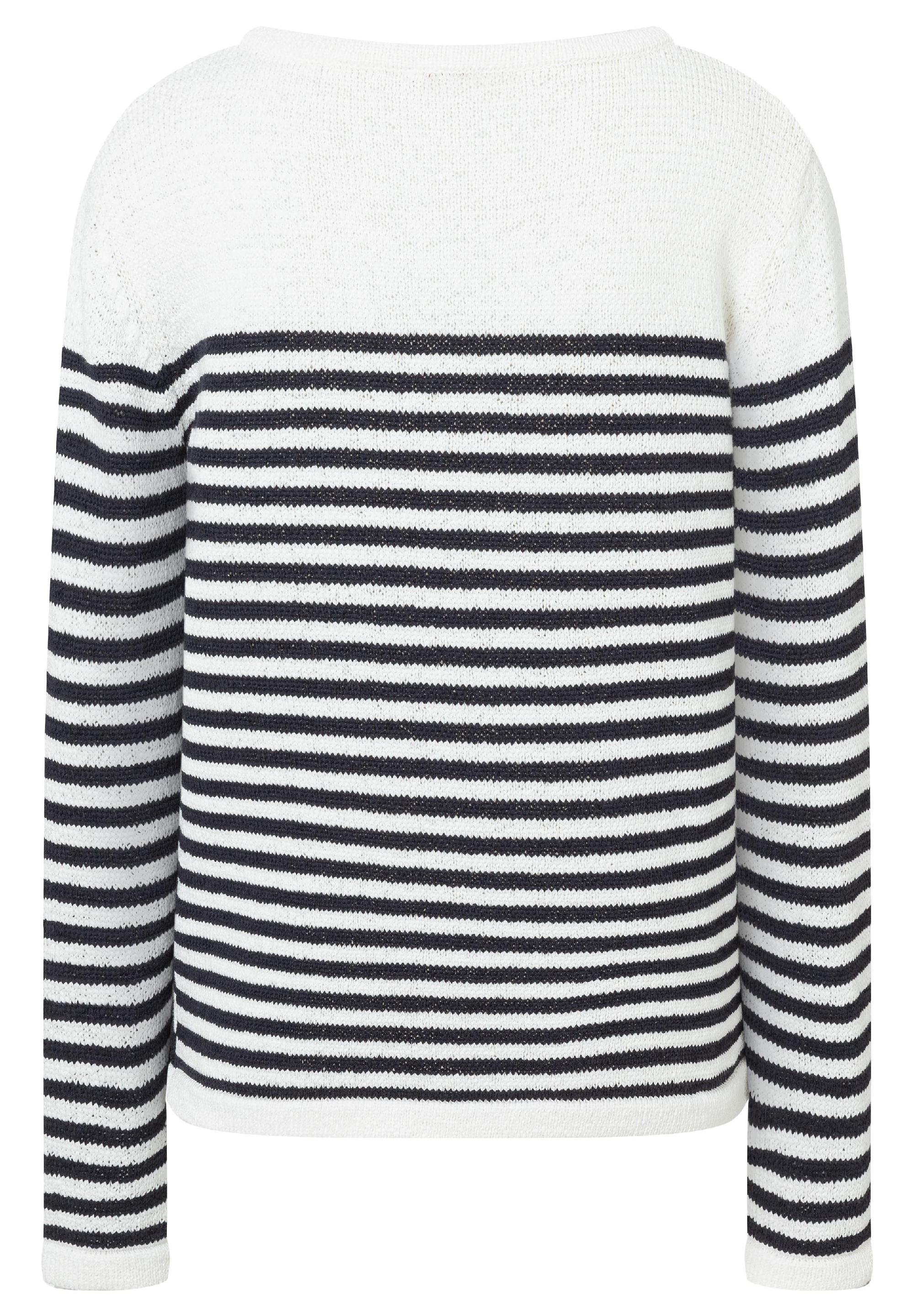 Striped Boatneck Pullover