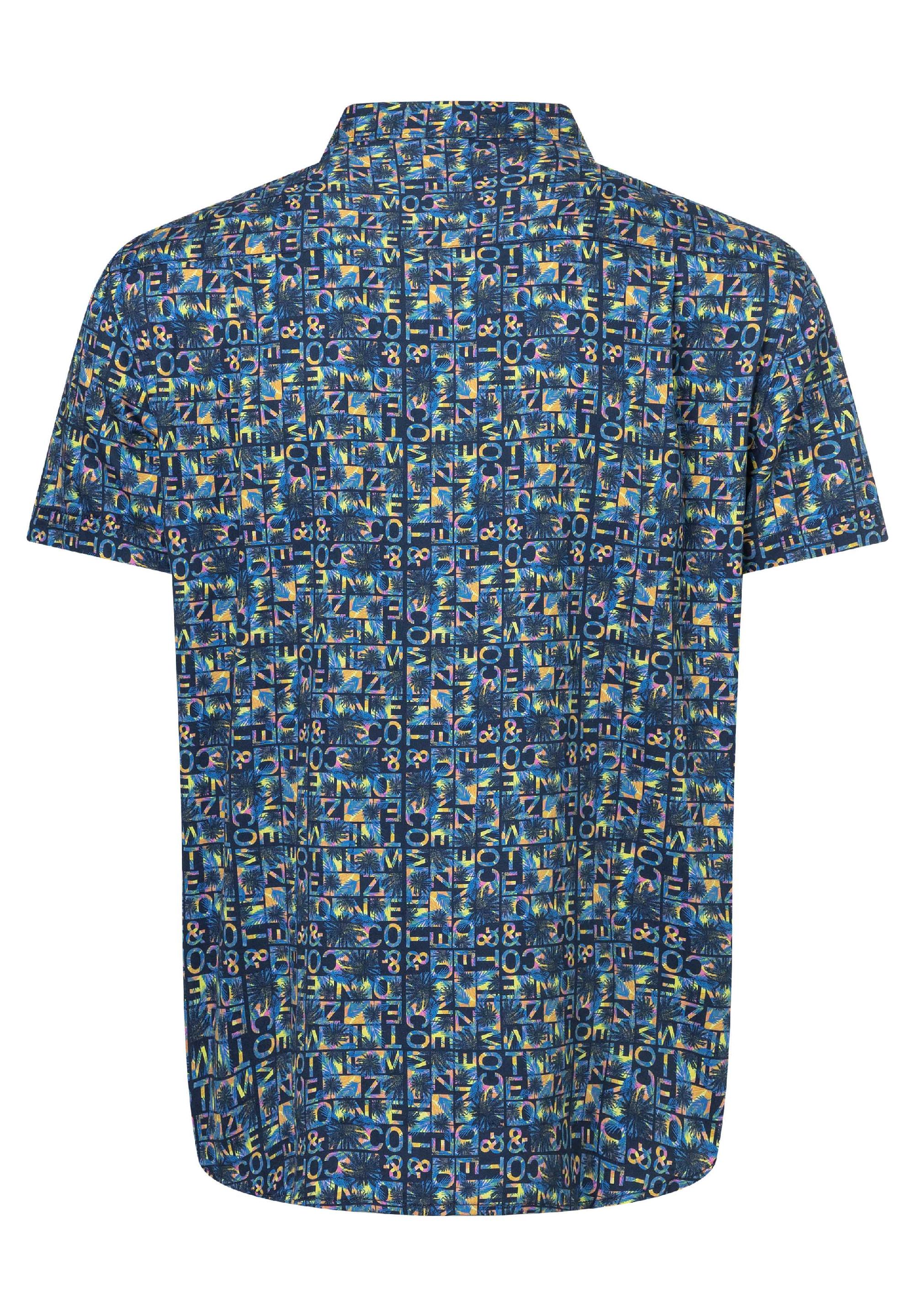 Printed Basic Shortsleeve Shirt print