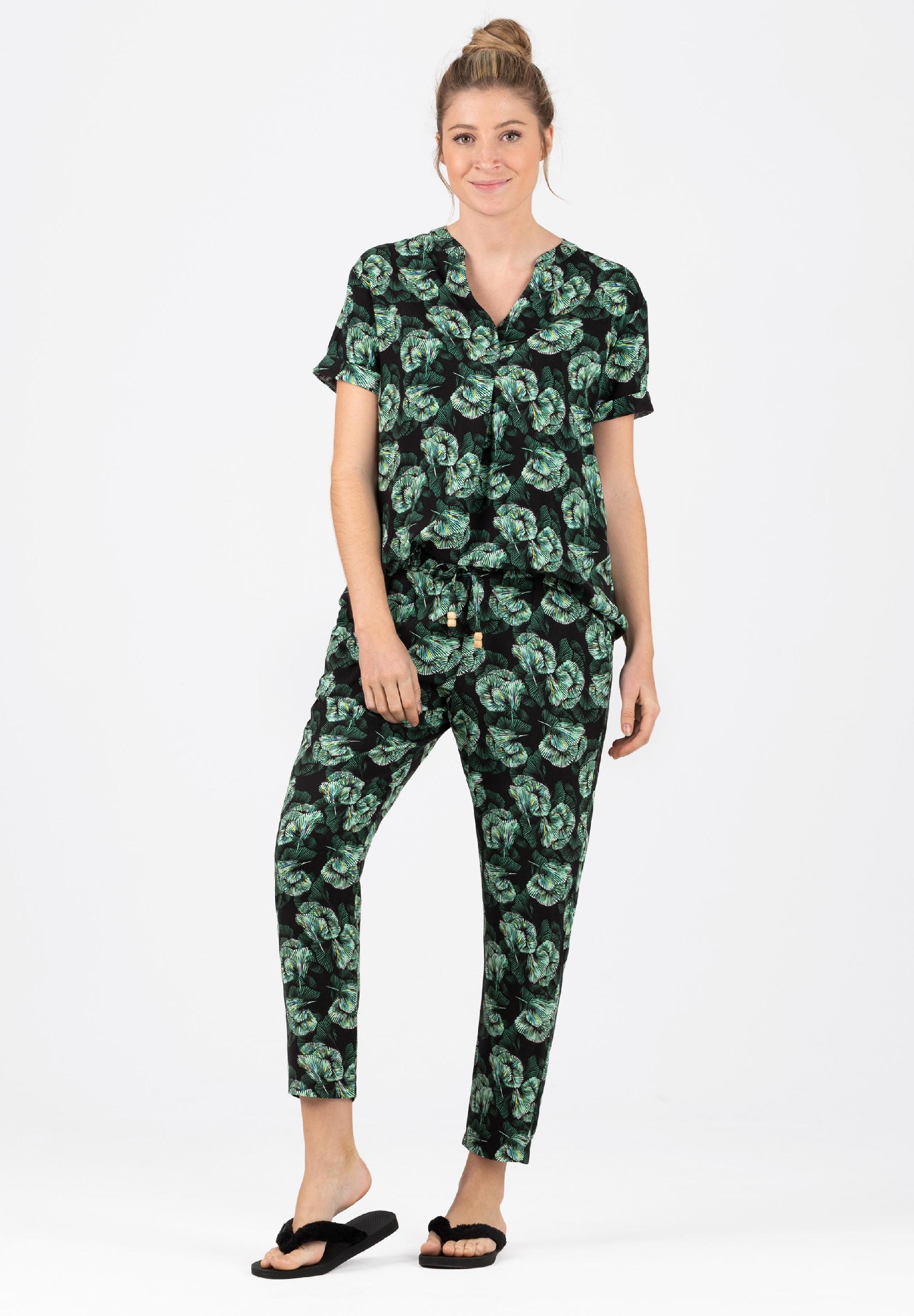 Printed Simple Blouse print