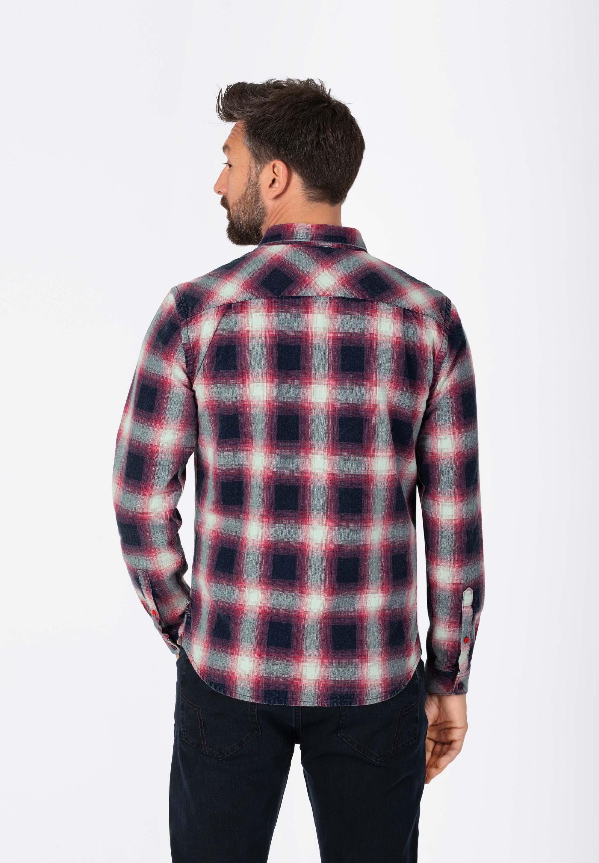 Effect Weave Check Shirt