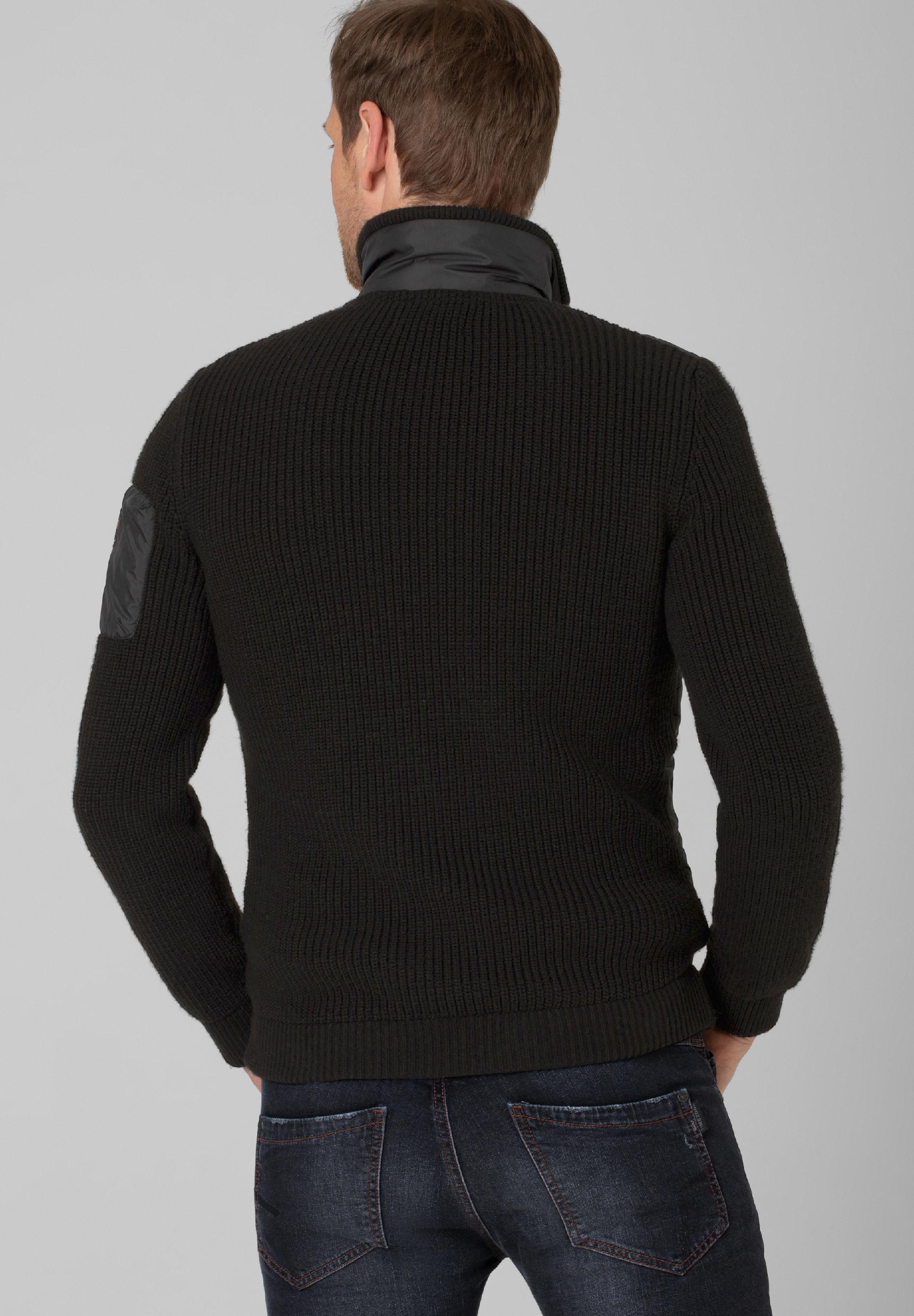 Padded Knit Jacket zipper