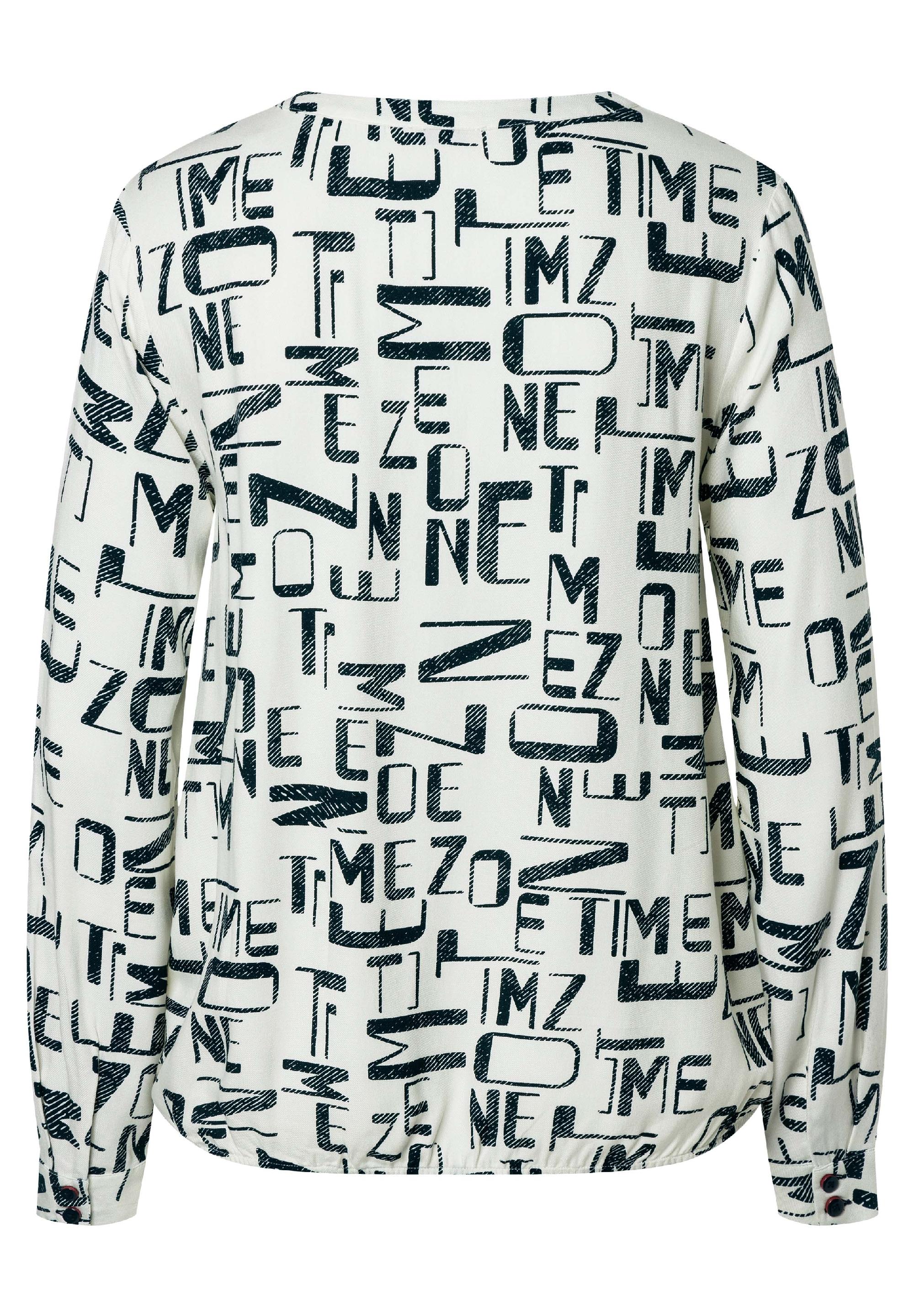 Henley Blouse print