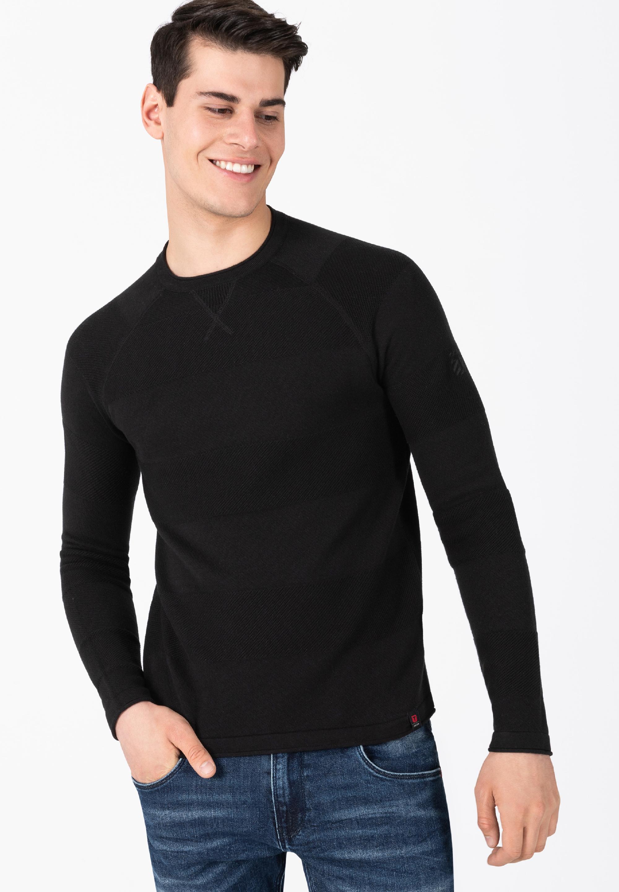 Spiral Knit Crewneck