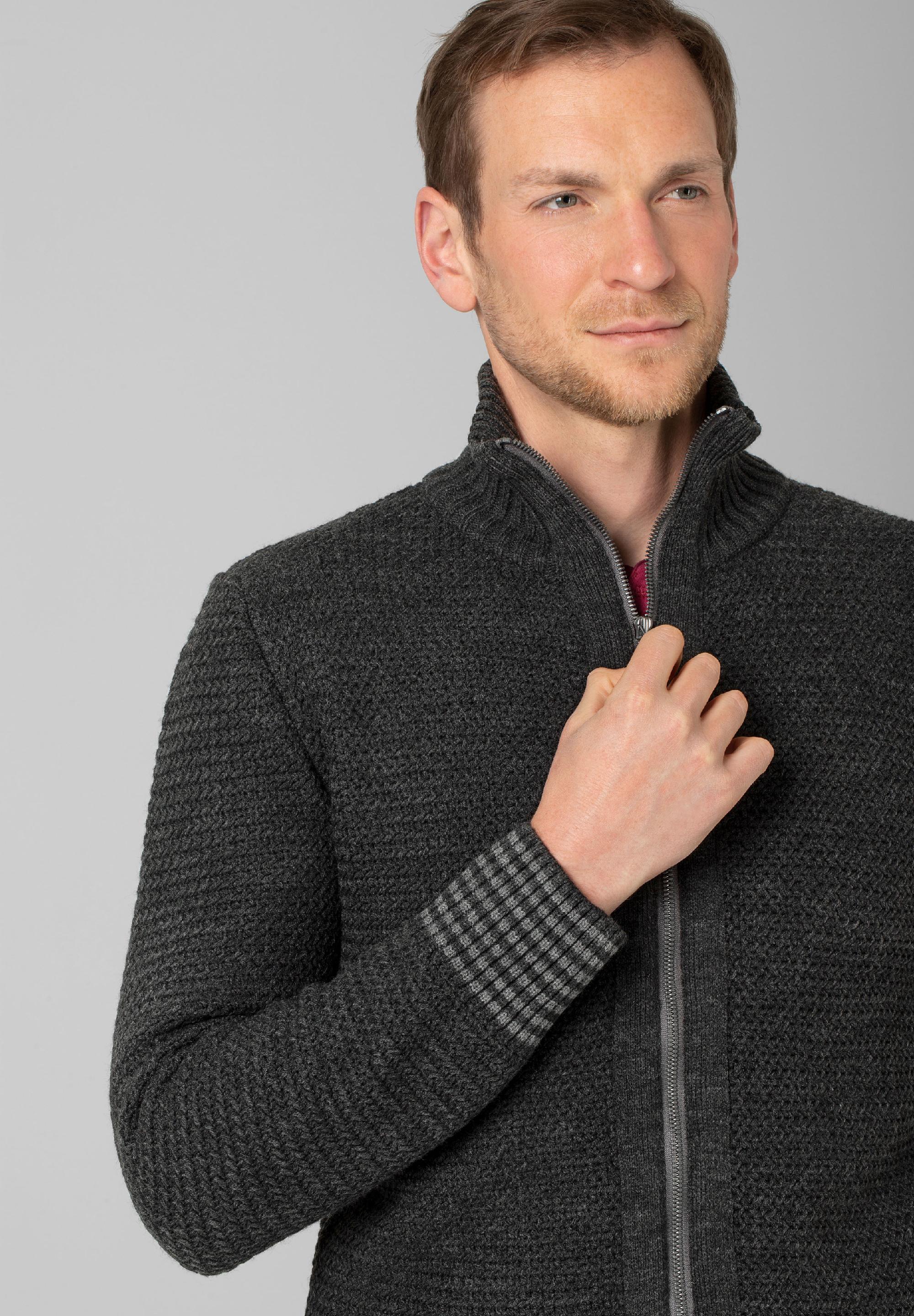 Basic Knit Jacket zipper