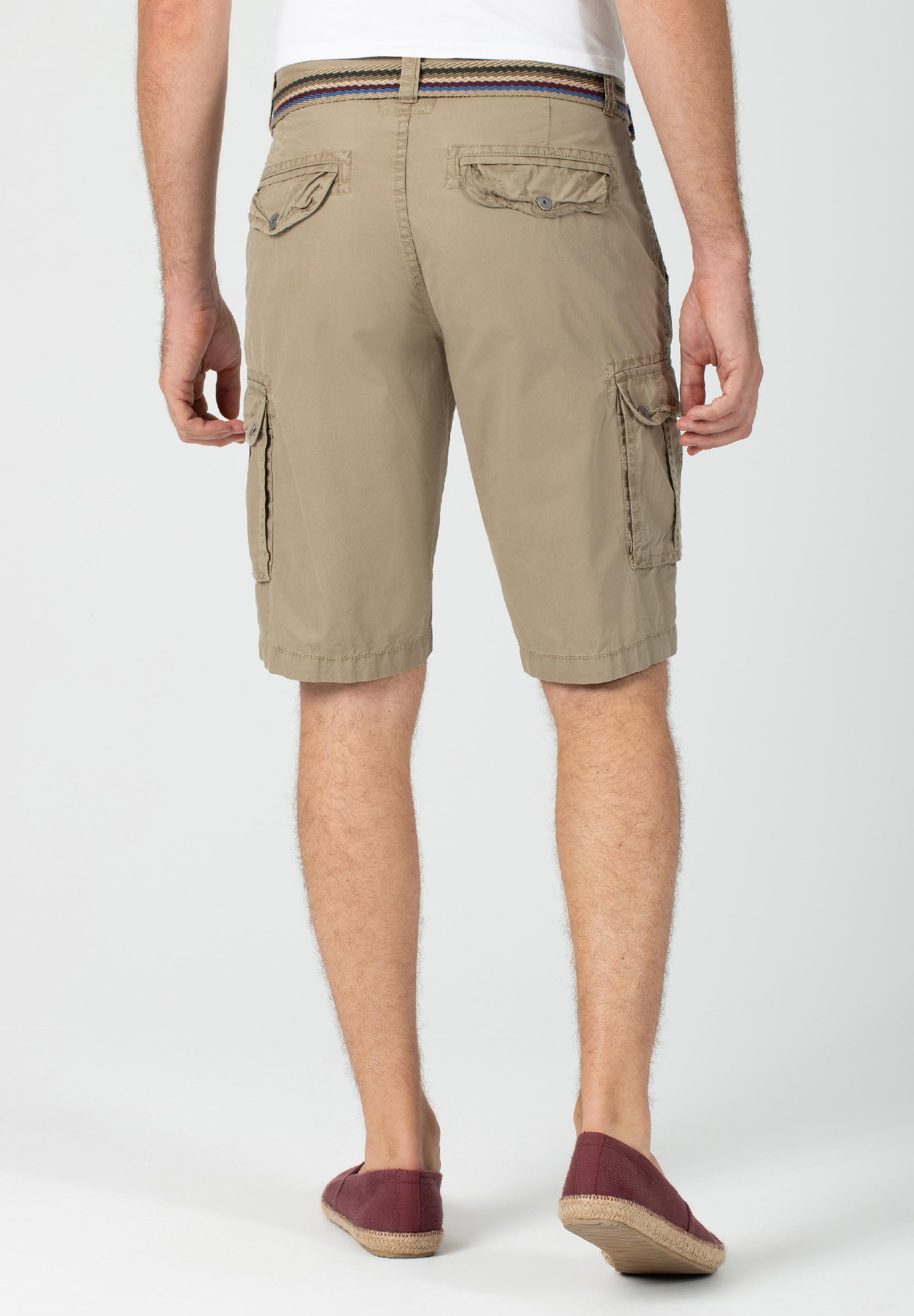 Loose MaguireTZ Cargo Shorts incl. belt print / belt