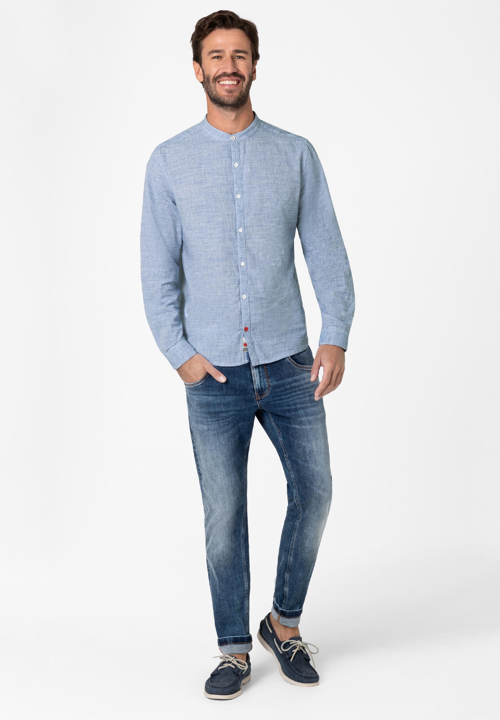 Stand-up-collar Shirt