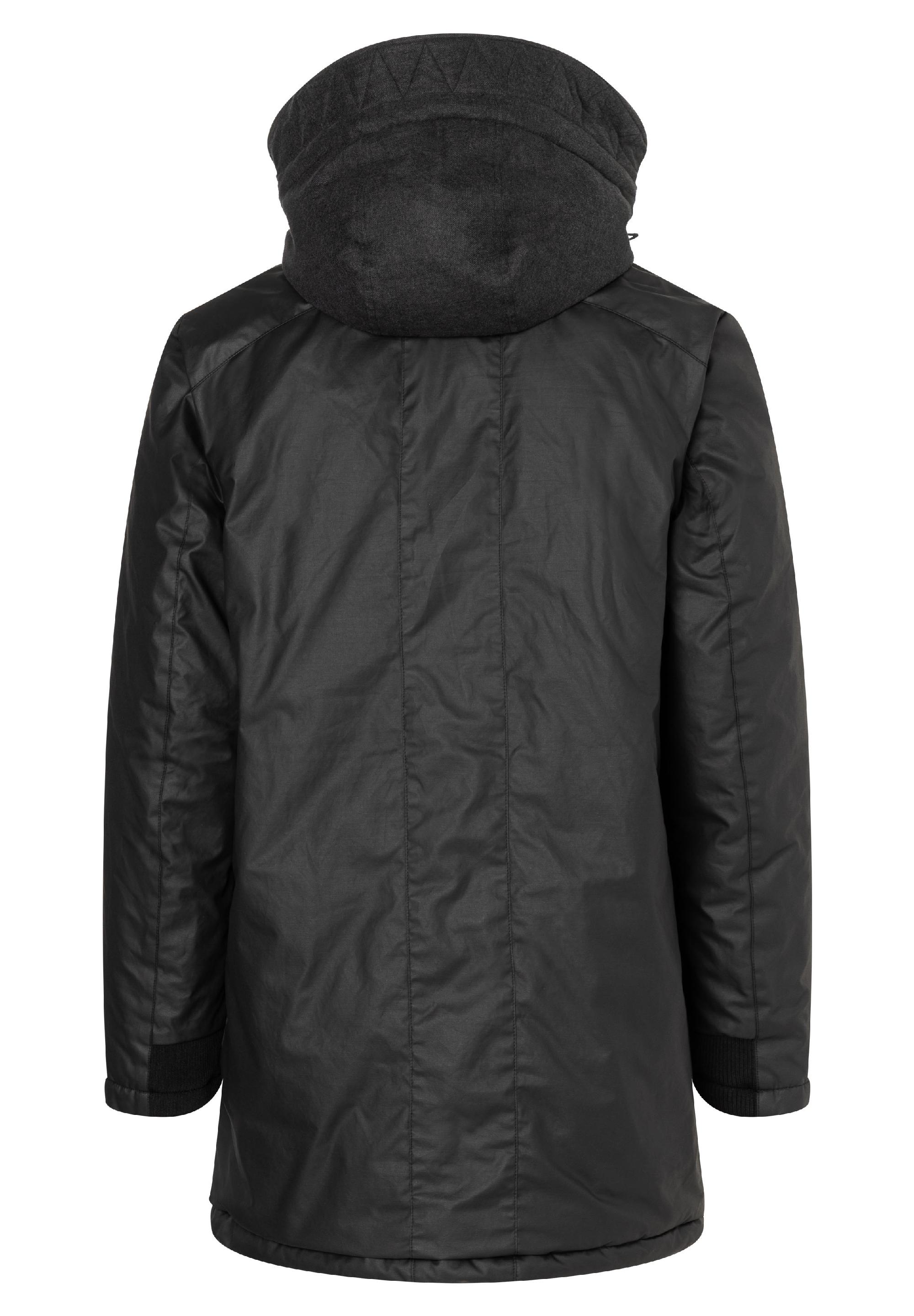 Attachable Hood Long Jacket 1