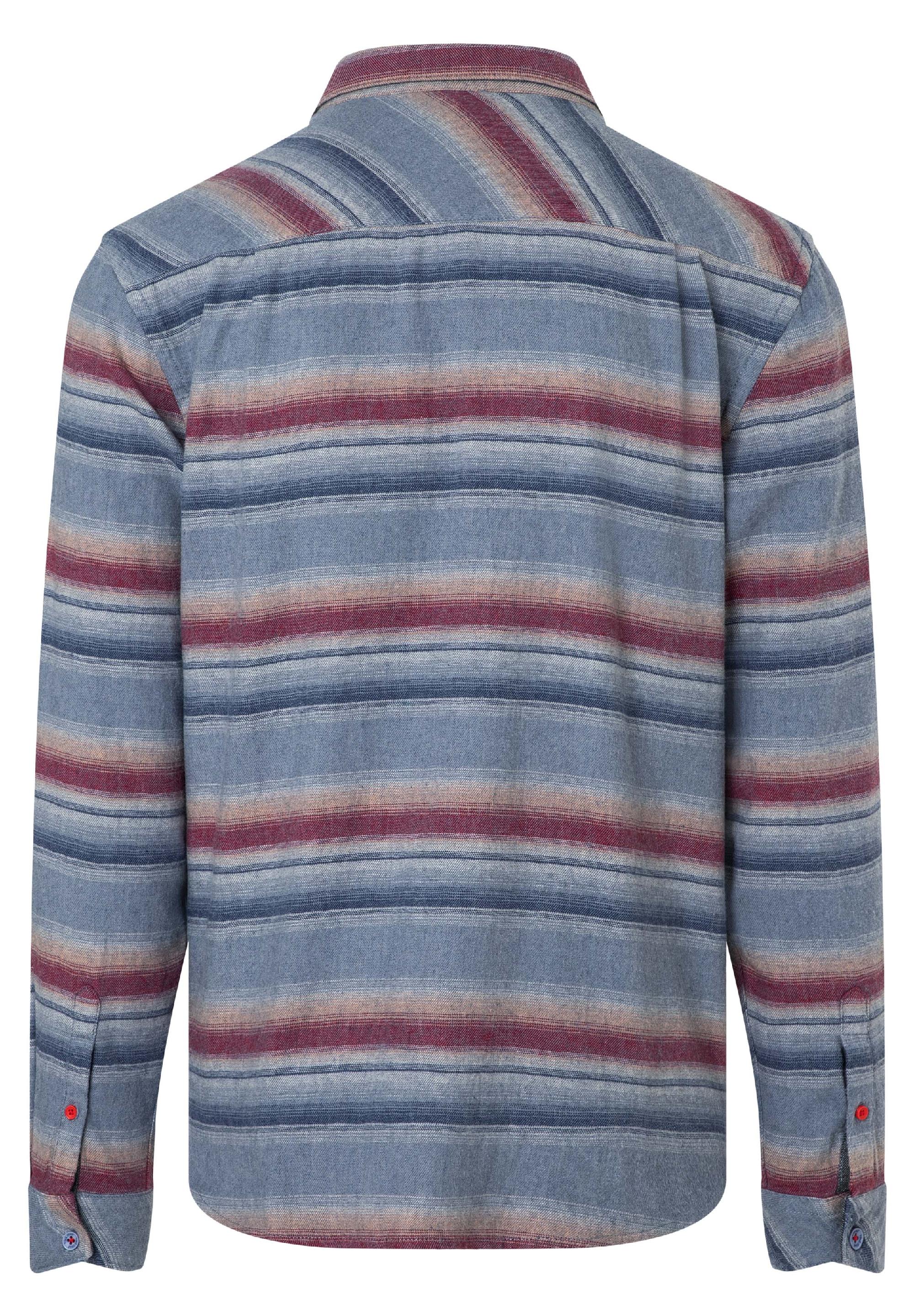 Effect Weave Check Shirt - kent collar
