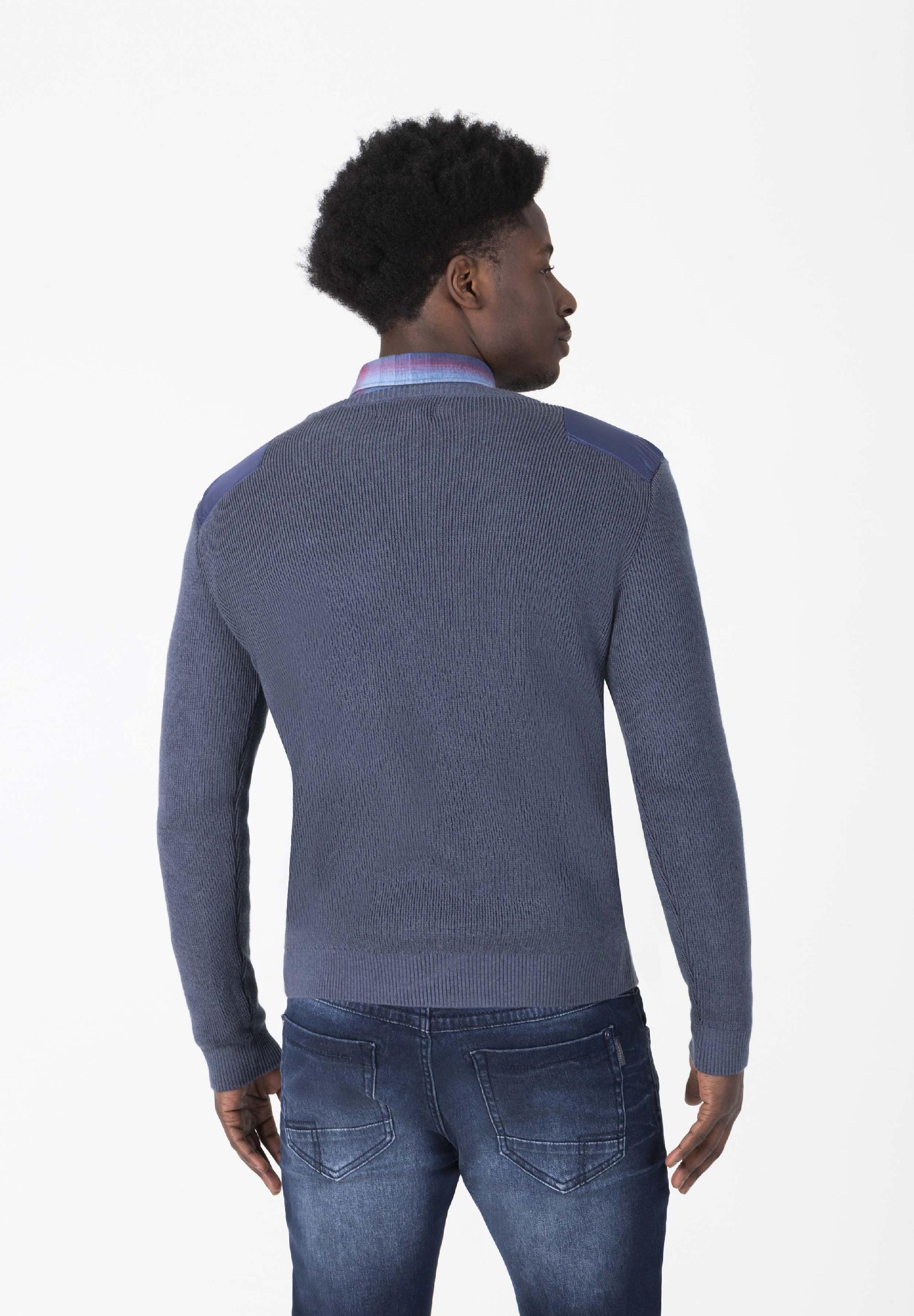 Fabricmix Crewneck Sweater