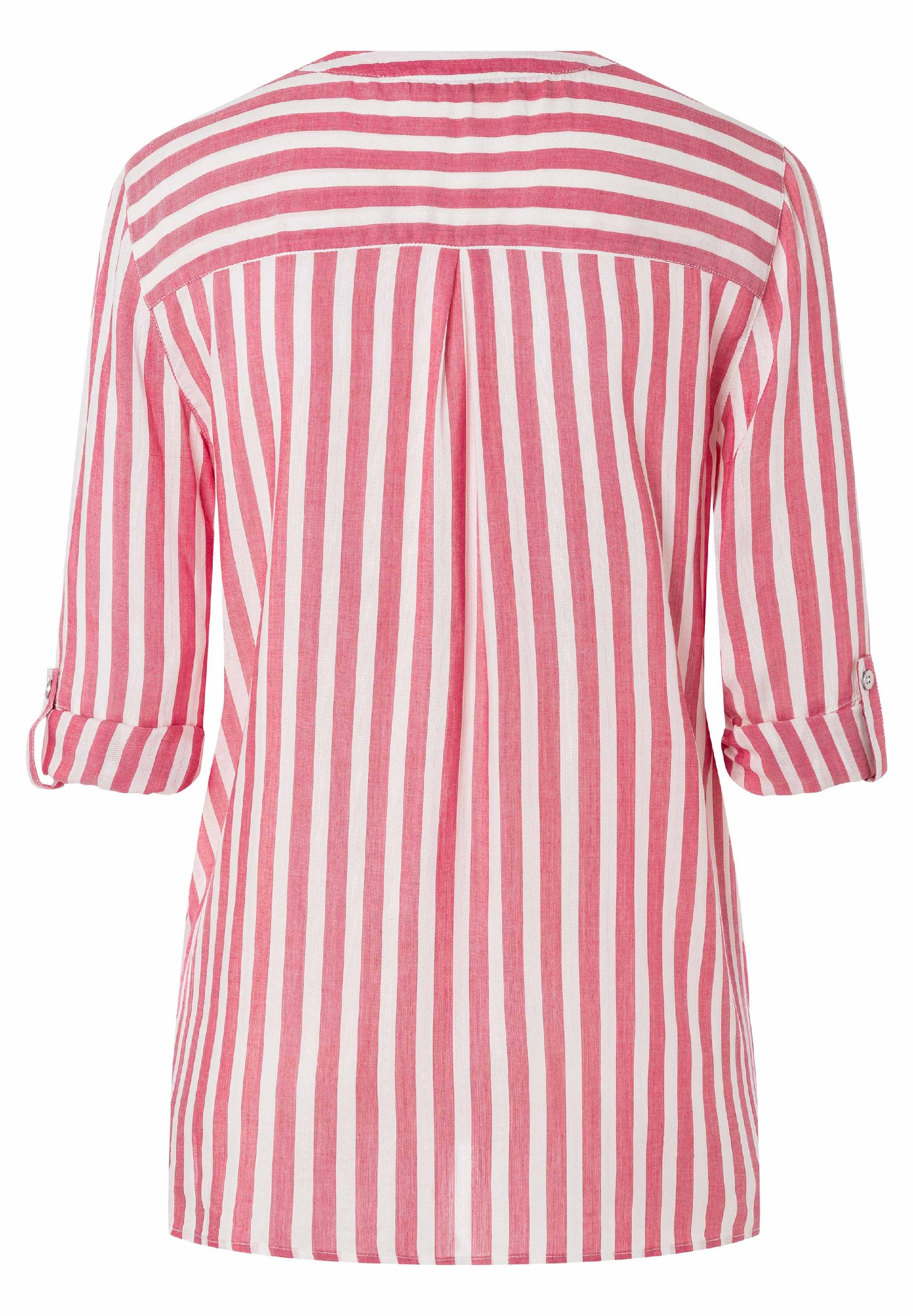 Striped Henley Blouse