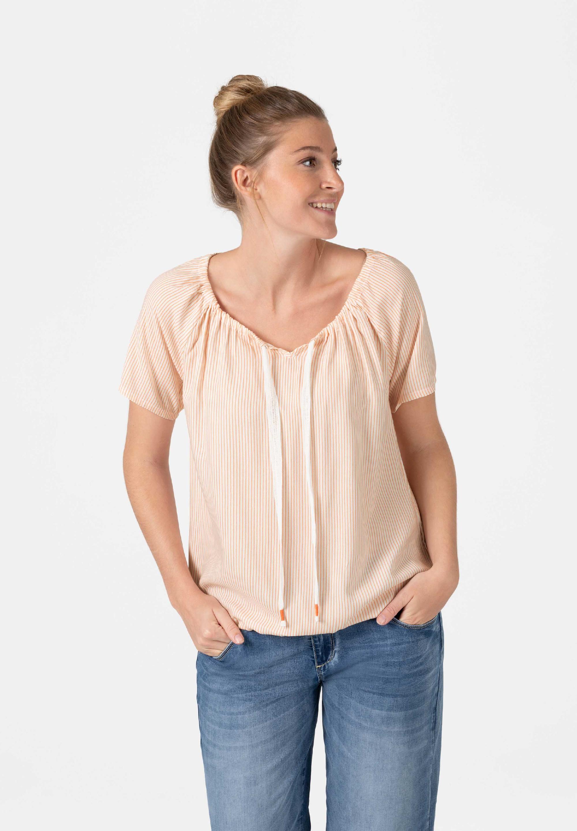 Striped Shortsleeve Tunic print