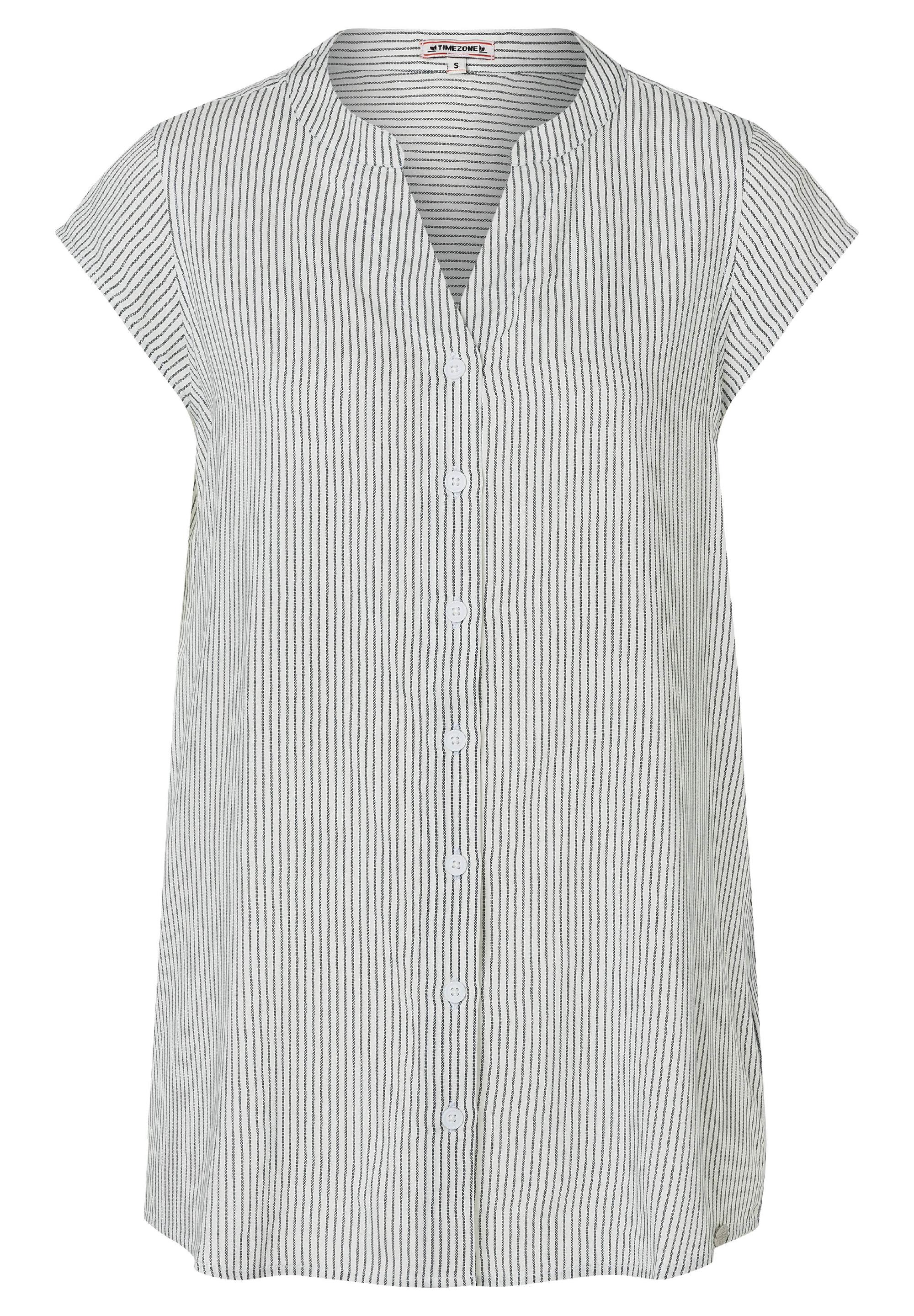 Striped Shortsleeve Blouse print