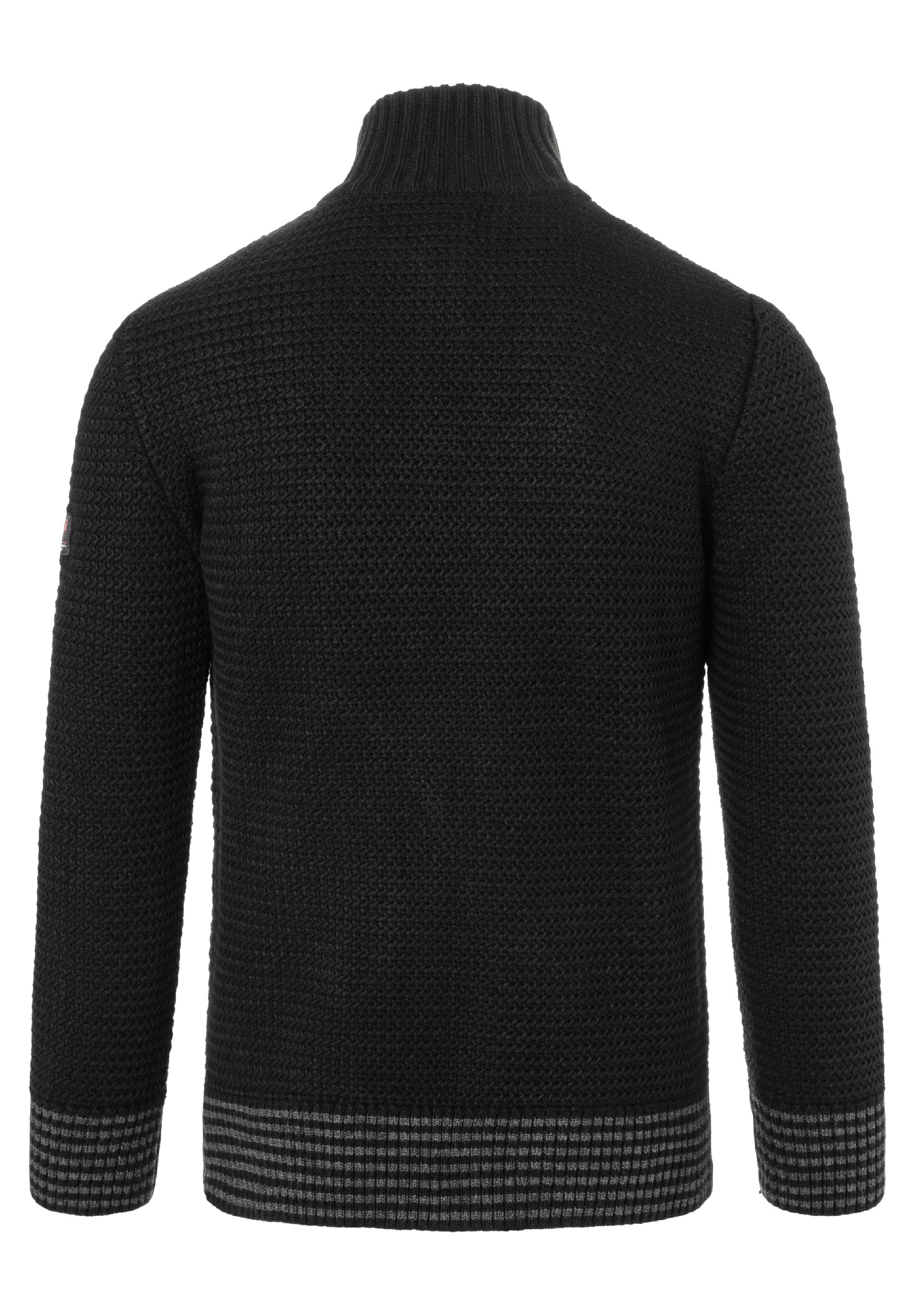 Basic Knit Jacket zipper