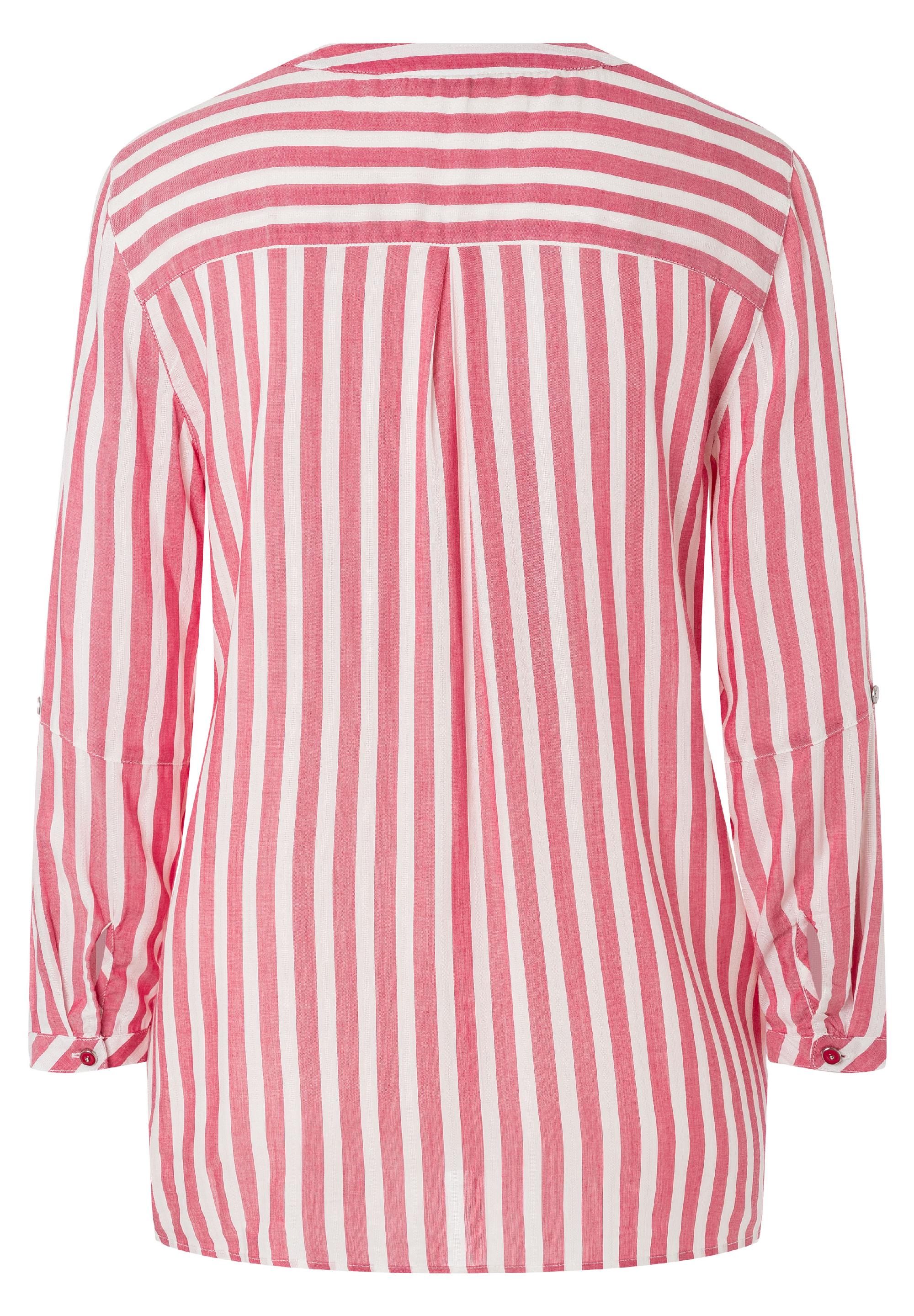 Striped Henley Blouse