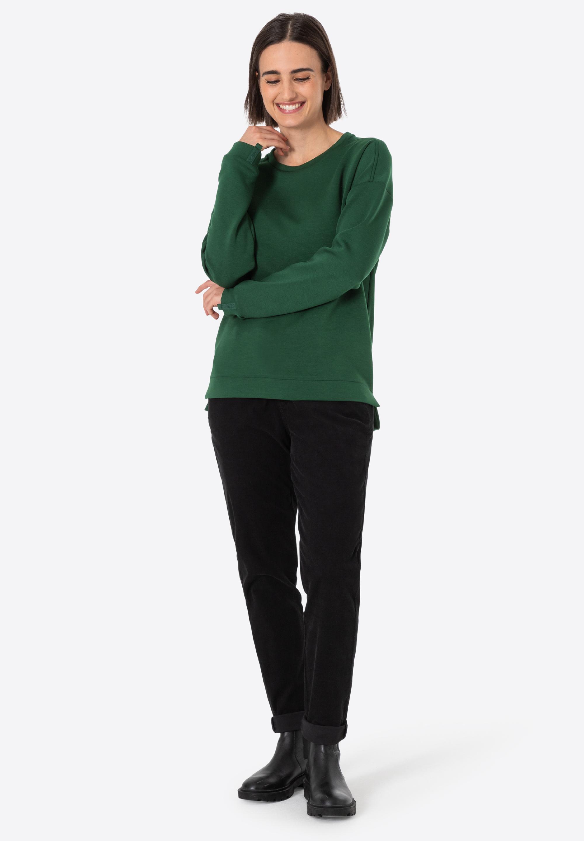 Boat-Neck Sweatshirt