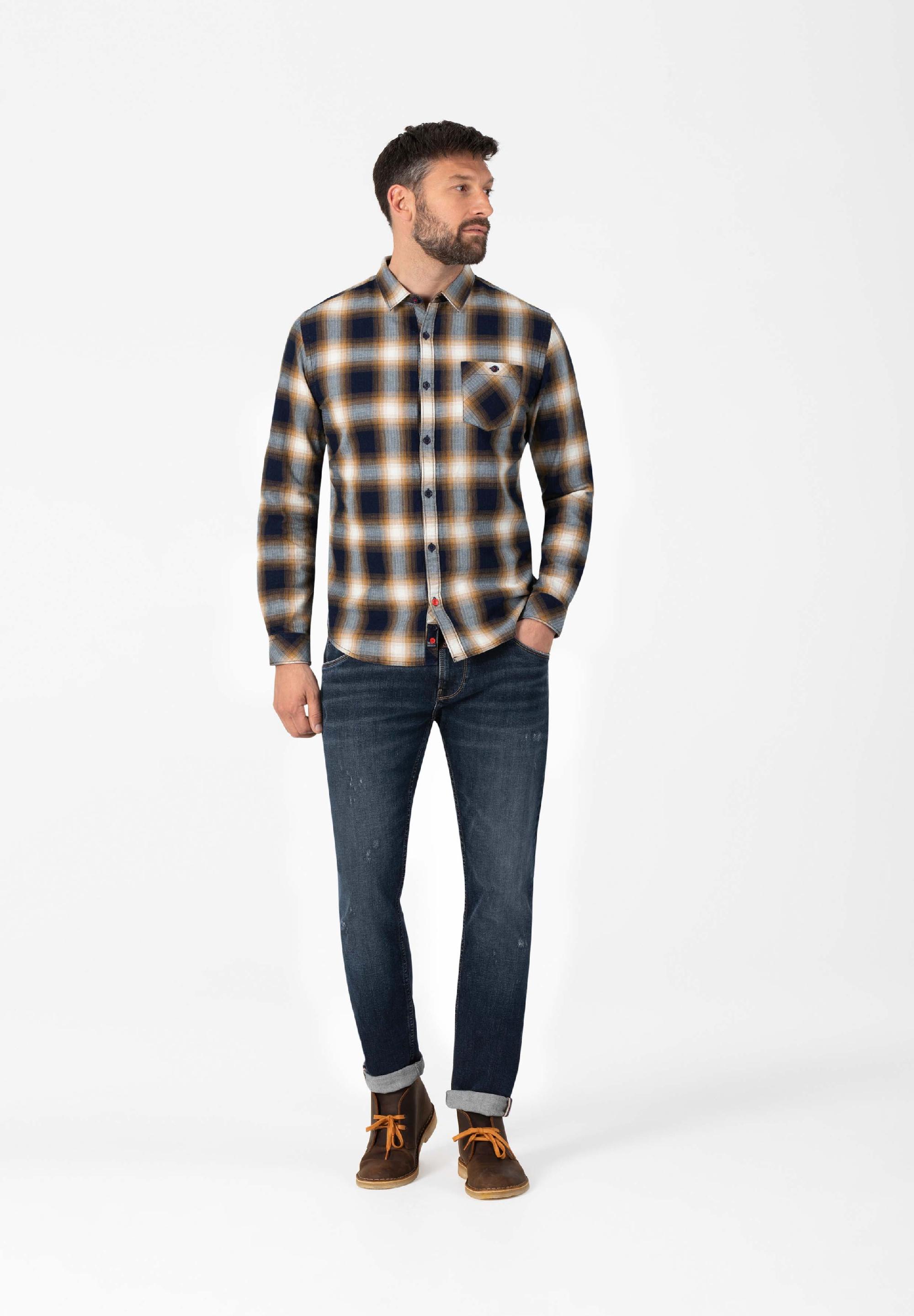 Effect Weave Check Shirt
