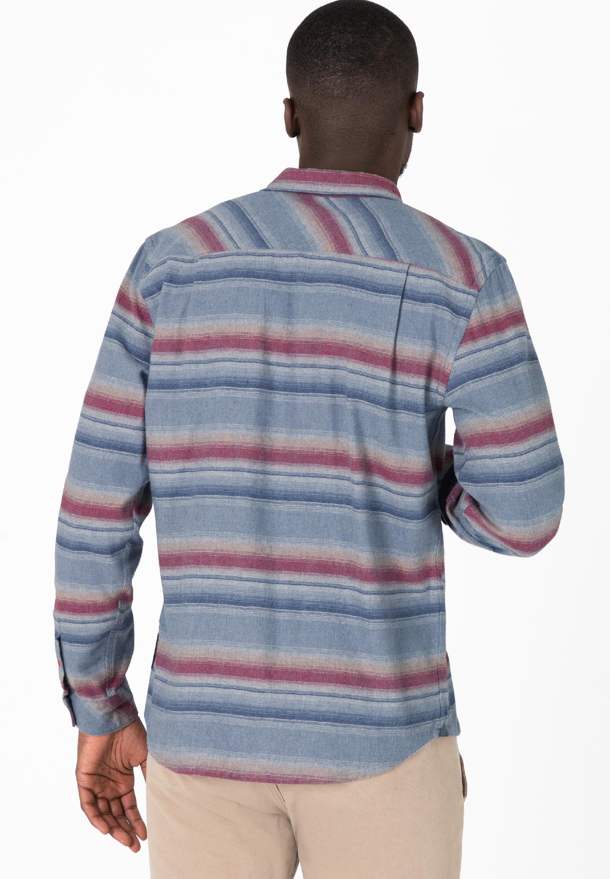 Effect Weave Check Shirt - kent collar