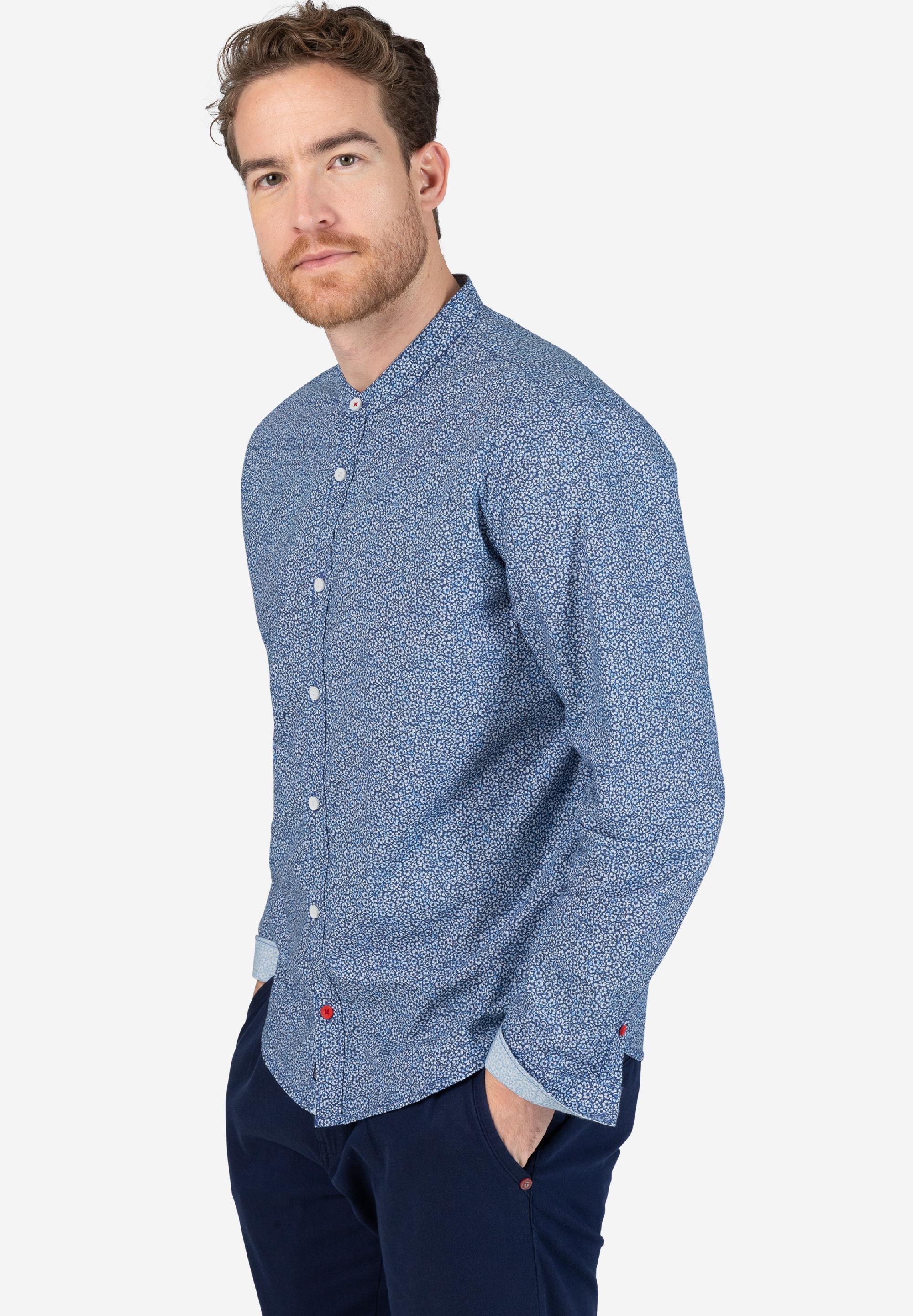 Stand-up-collar Shirt