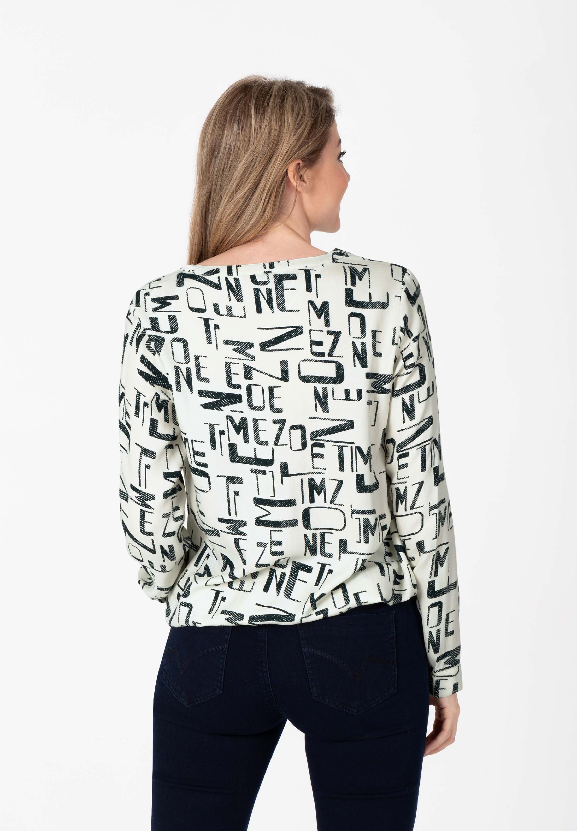 Henley Blouse print
