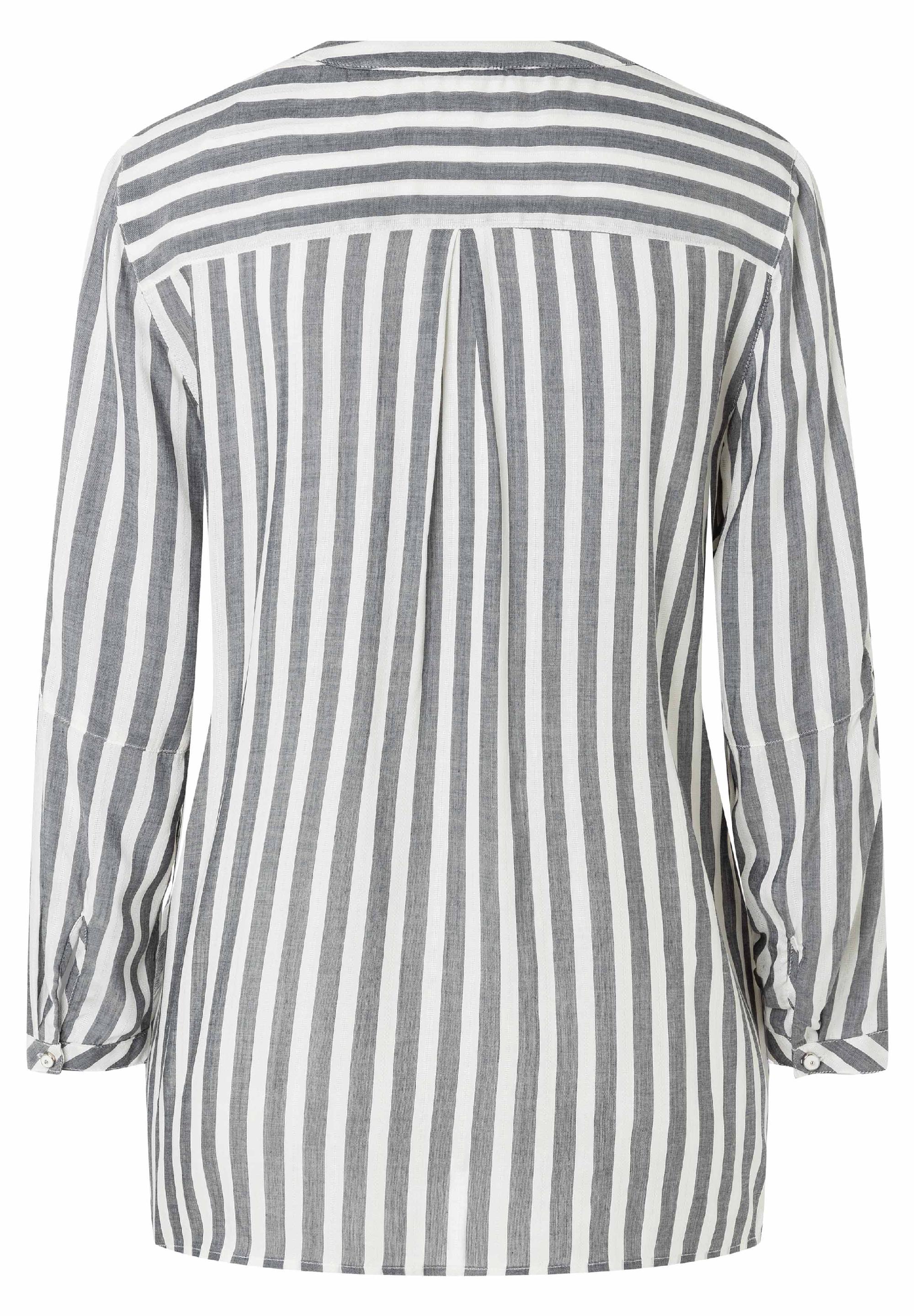Striped Henley Blouse