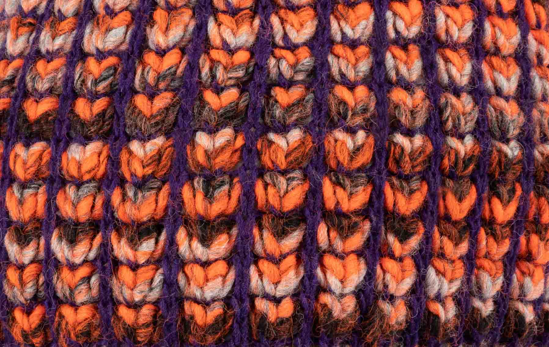 lilac orange multicolor
