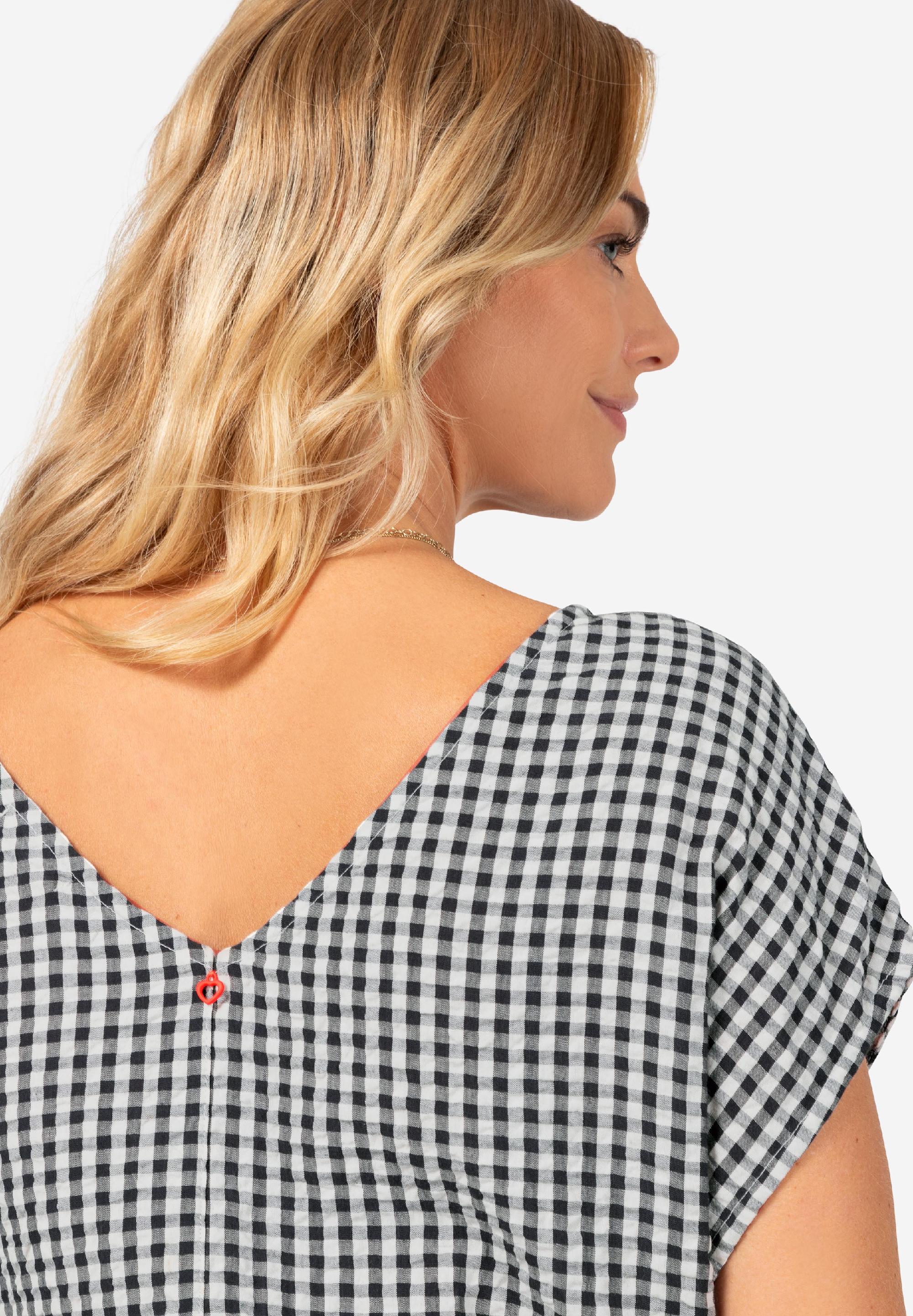 Vichy Pleat Dress