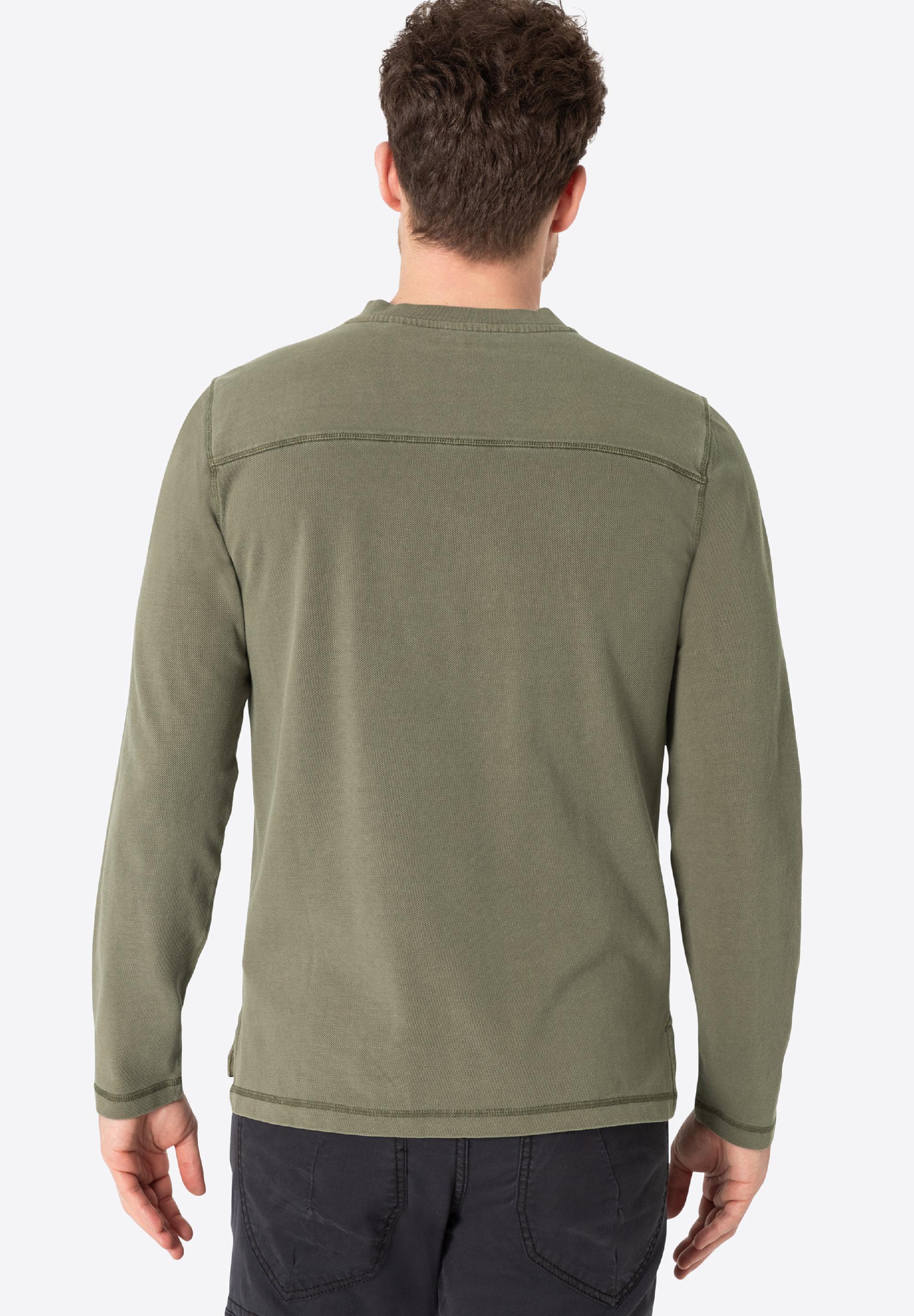 Pique Longsleeve Henley