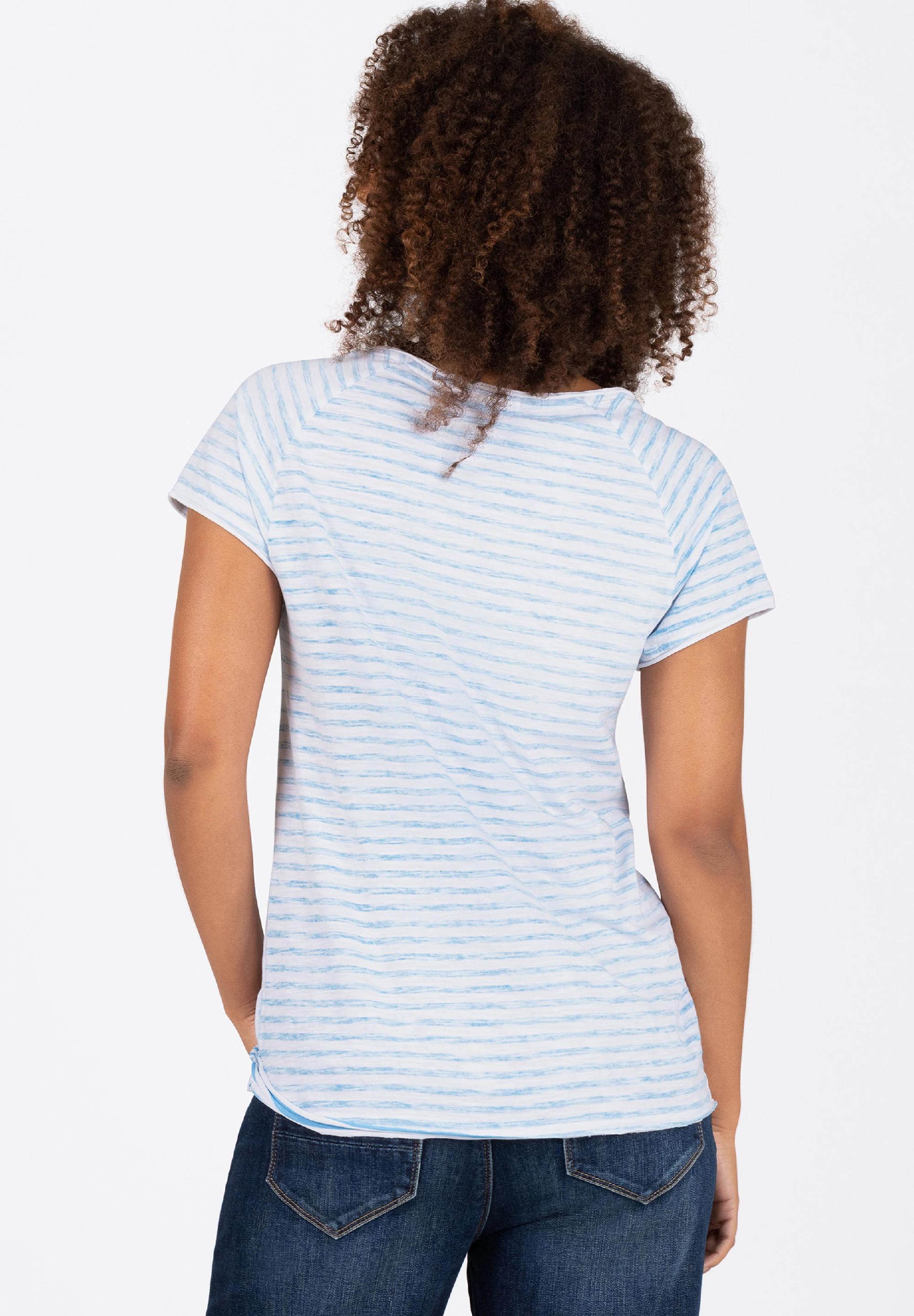 Striped Raglan T-Shirt print