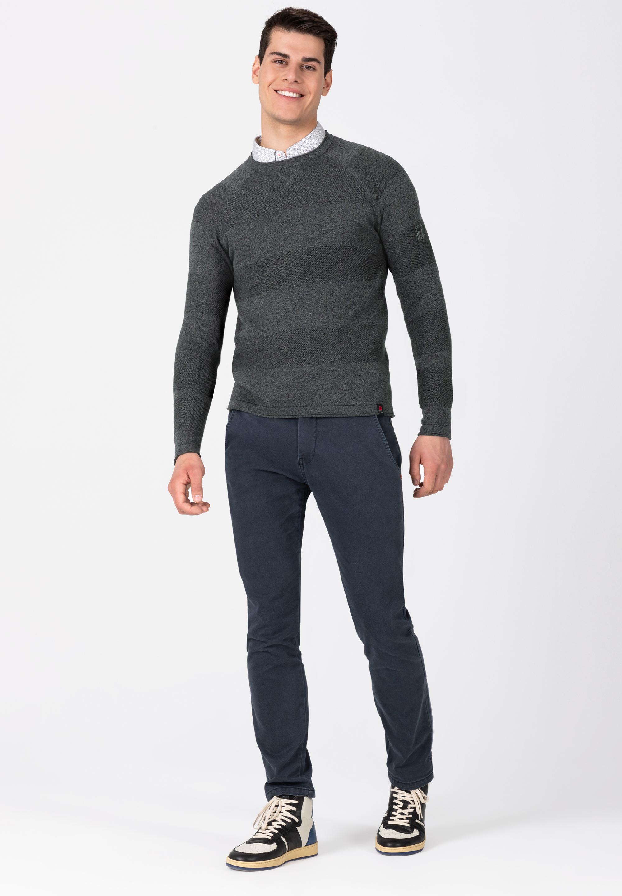 Spiral Knit Crewneck