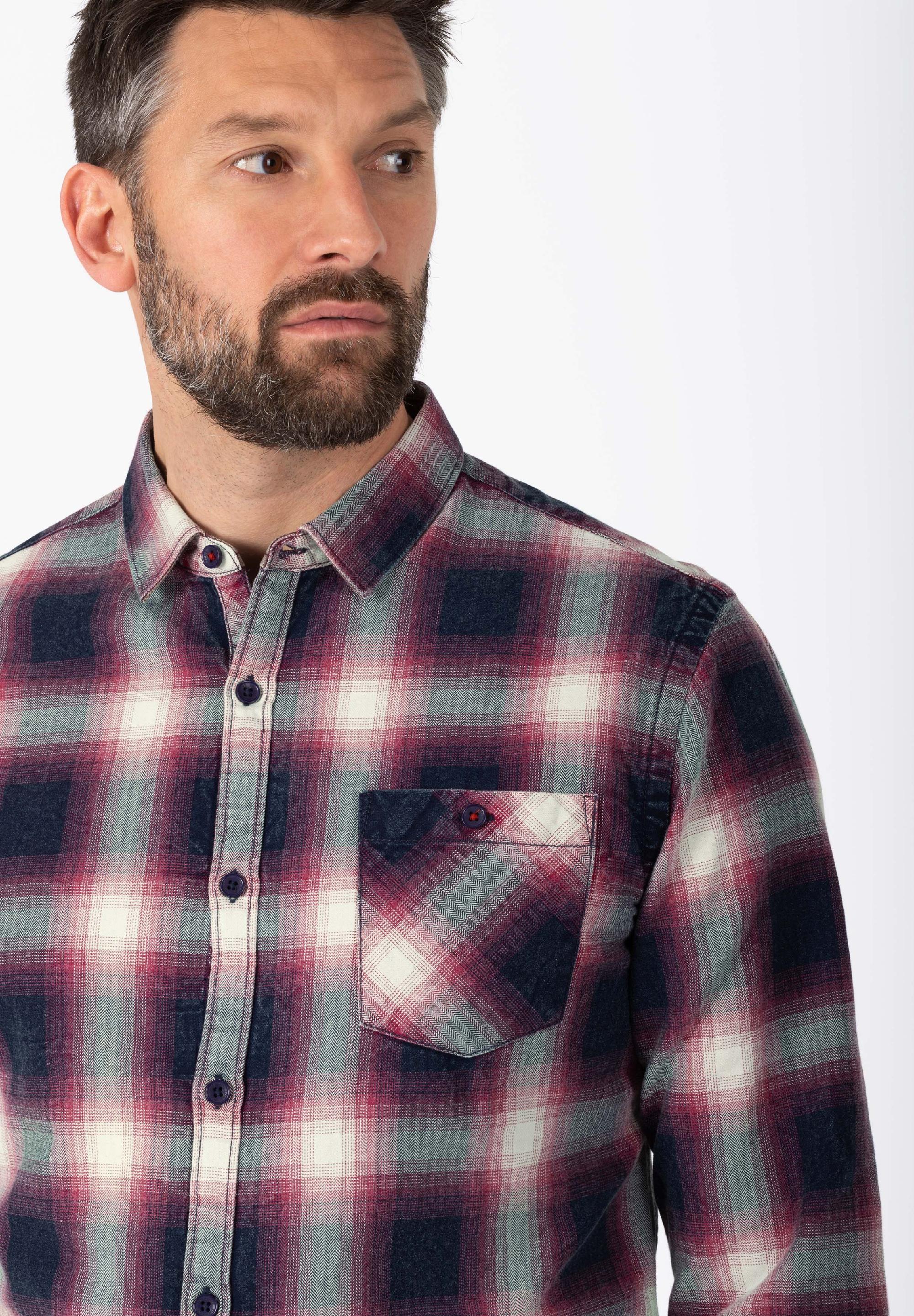 Effect Weave Check Shirt
