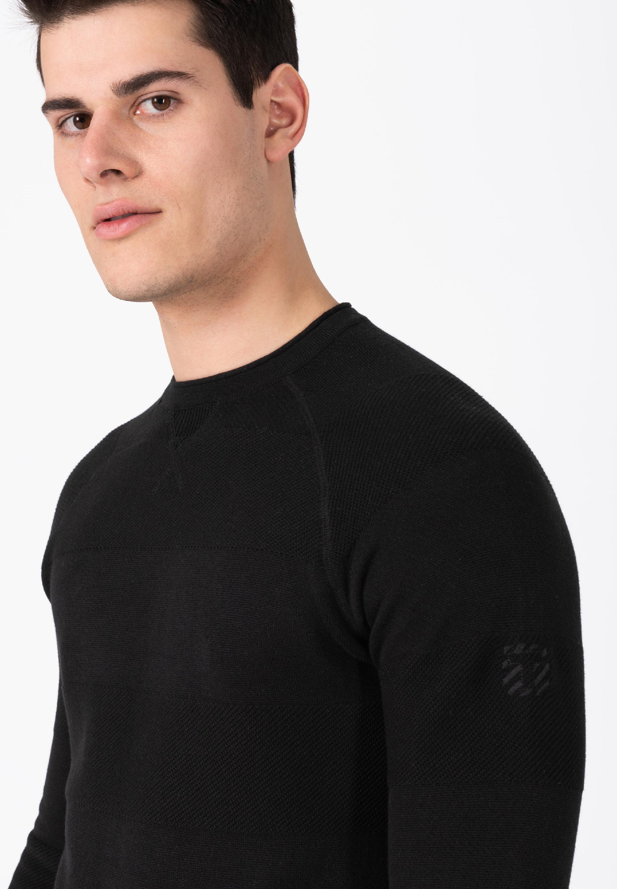 Spiral Knit Crewneck