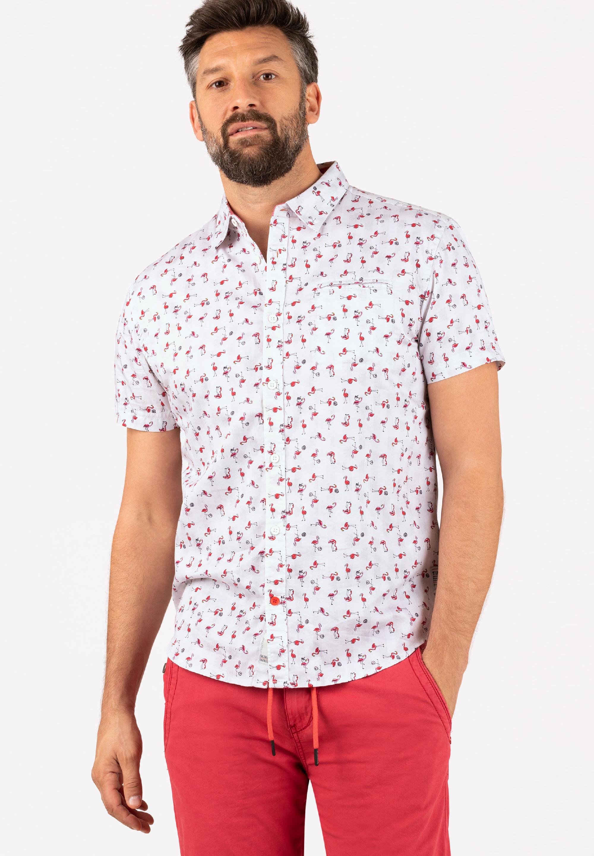 Printed Basic Shortsleeve Shirt print