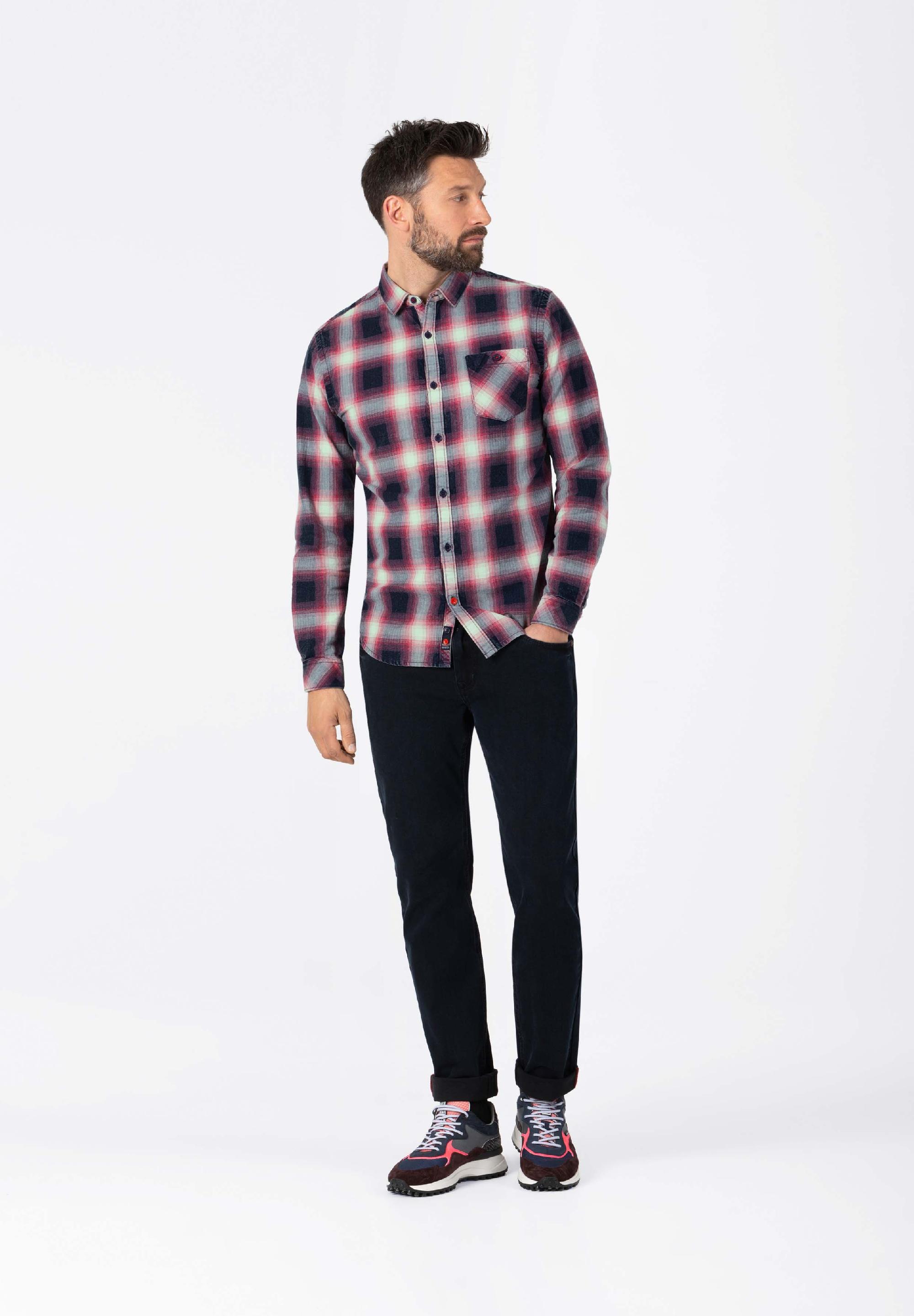 Effect Weave Check Shirt