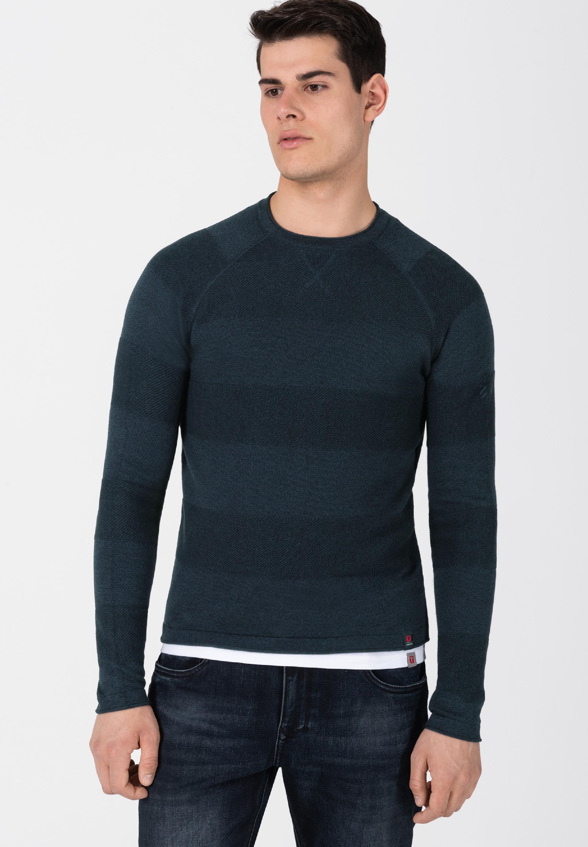 Spiral Knit Crewneck