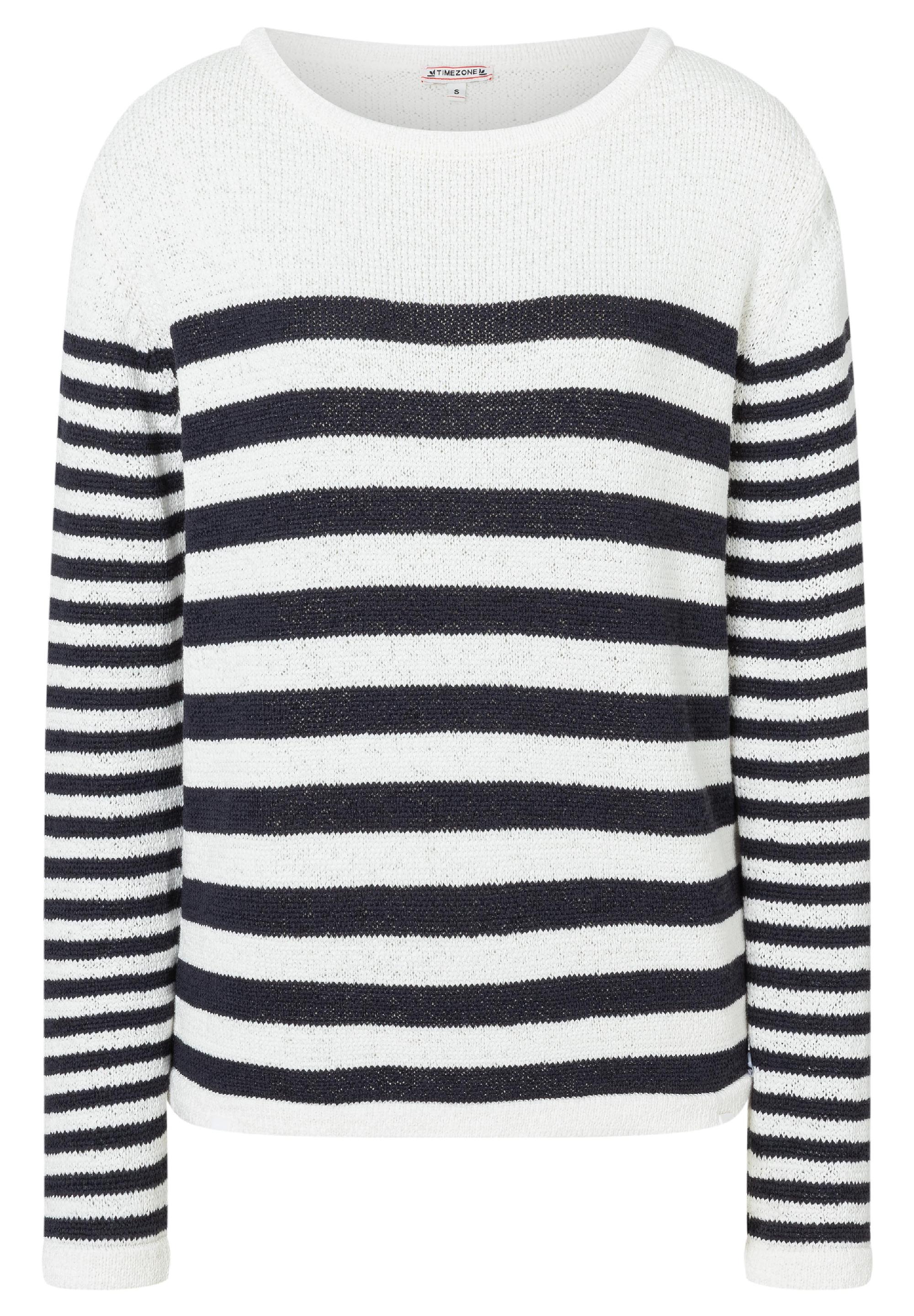 Striped Boatneck Pullover