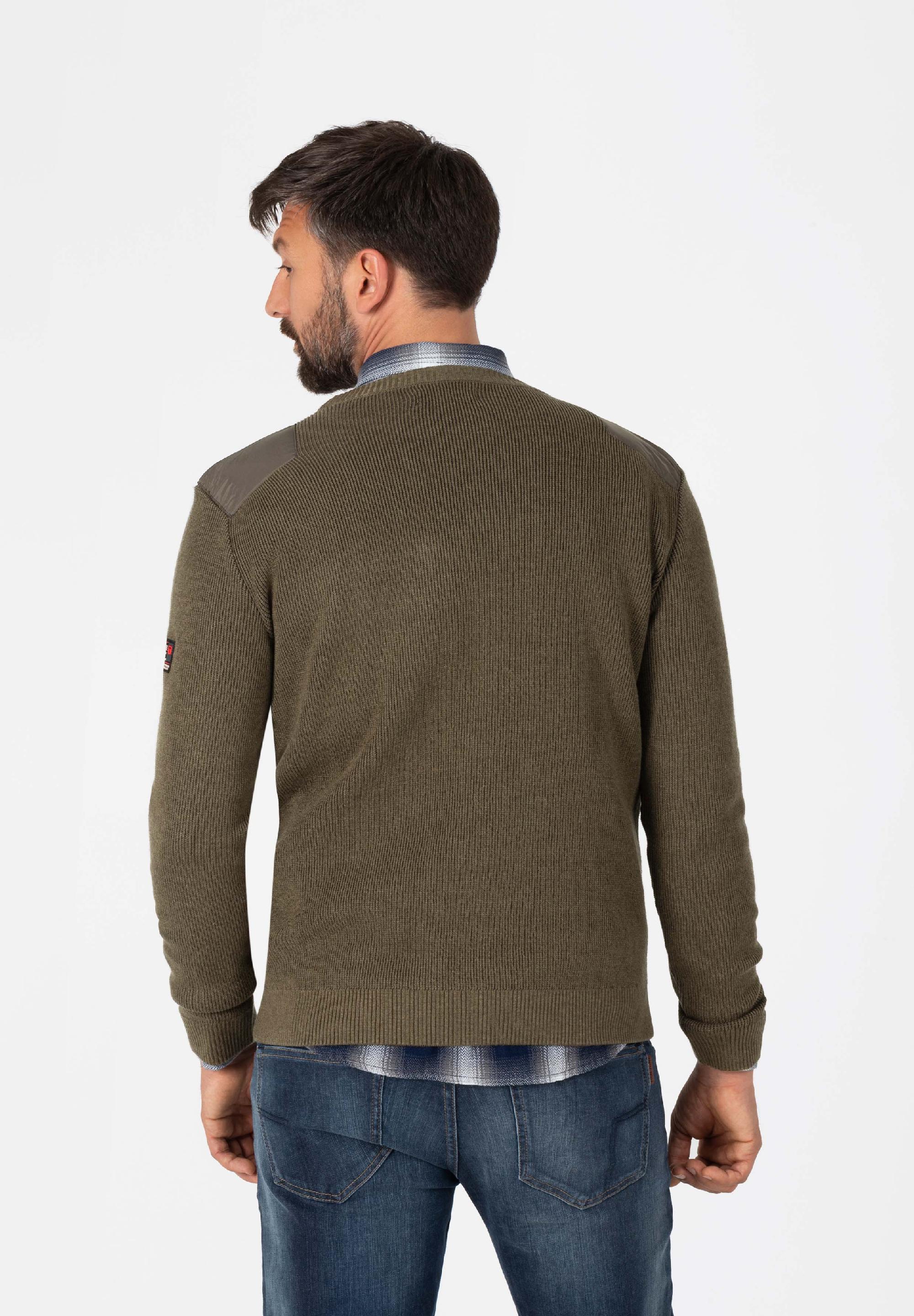 Fabricmix Crewneck Sweater