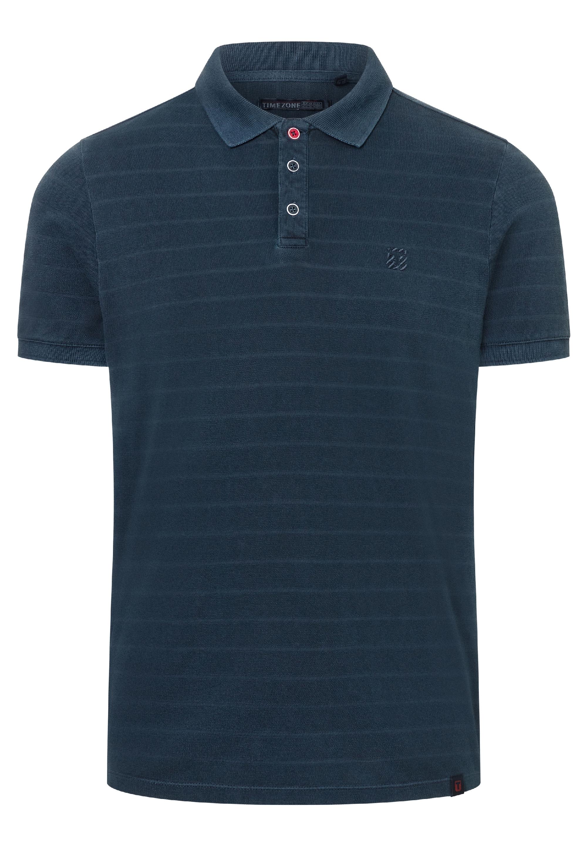 Tonal Striped Poloshirt