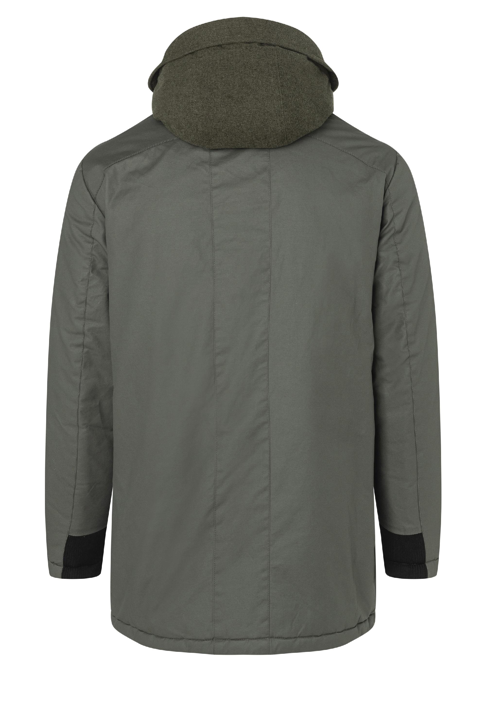 Attachable Hood Long Jacket 1