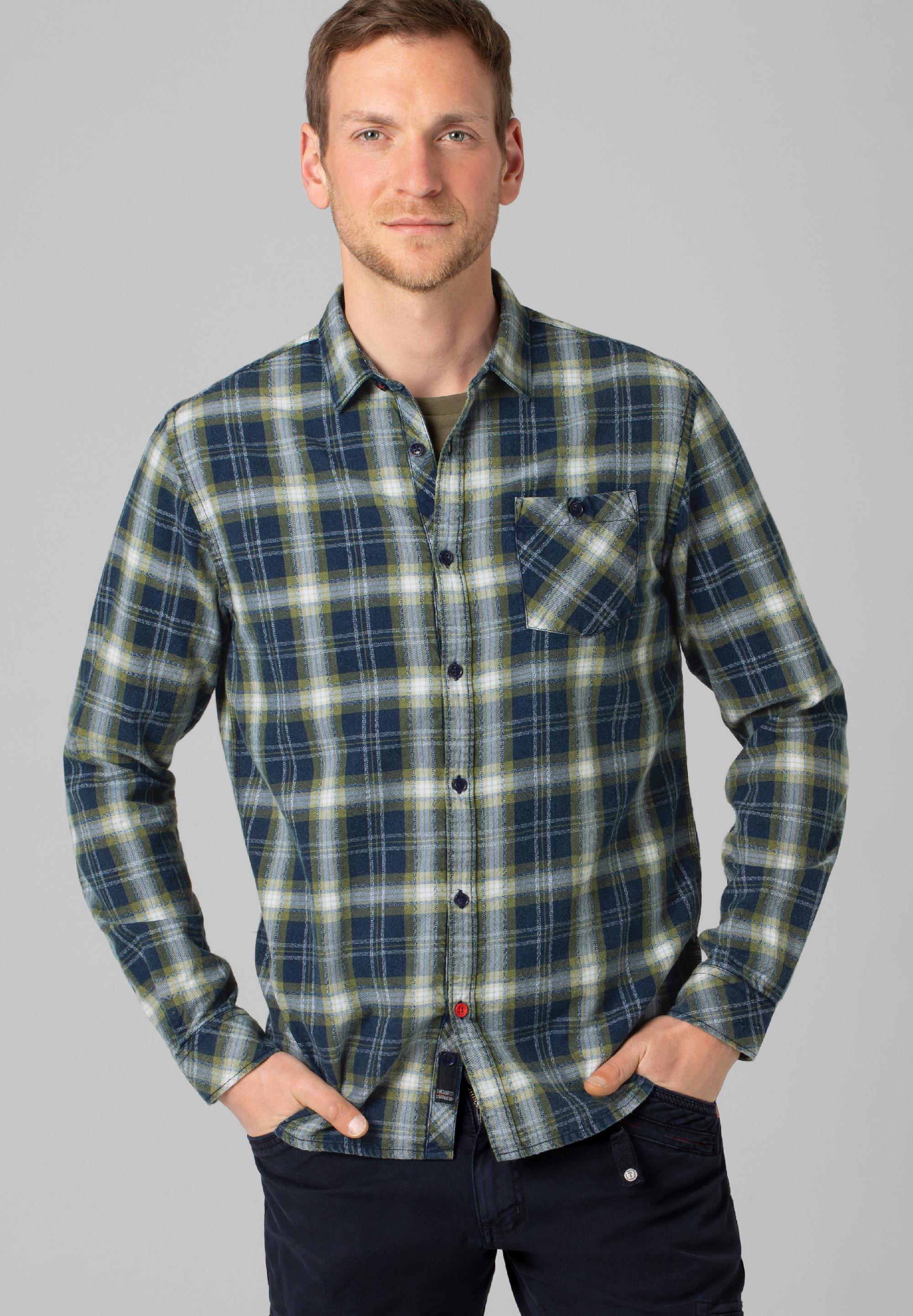Effect Weave Check Shirt