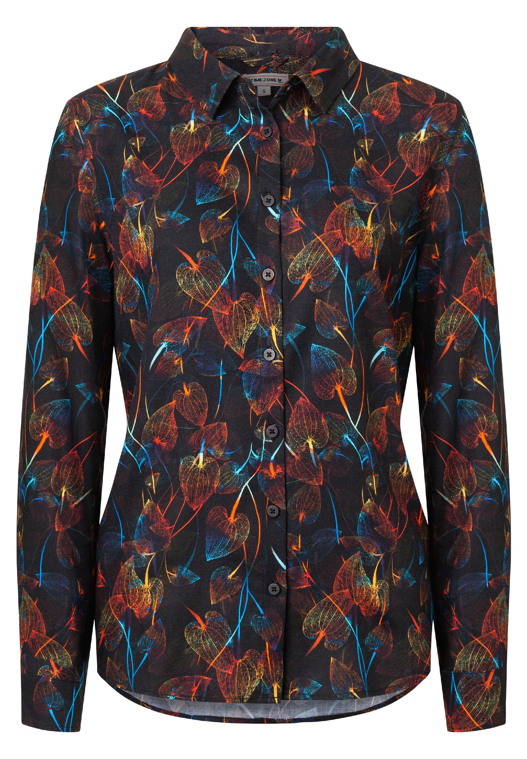 Printed Boyfriend Fit Blouse