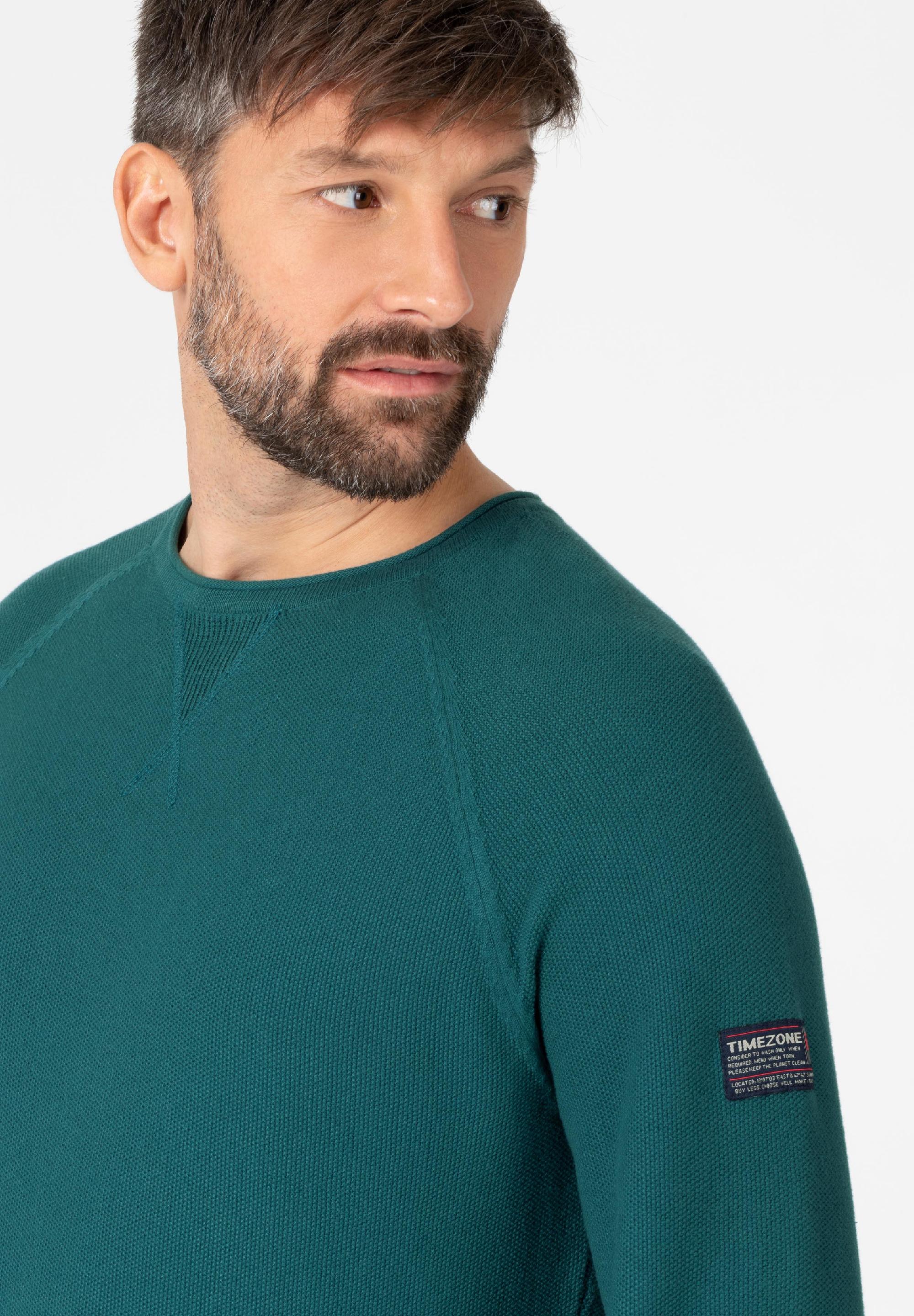 Spiral Knit Crewneck