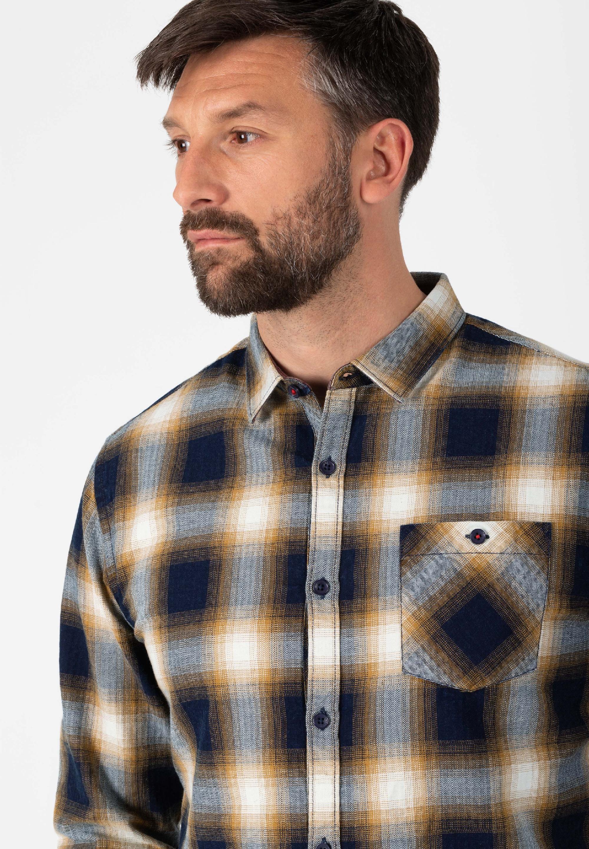 Effect Weave Check Shirt