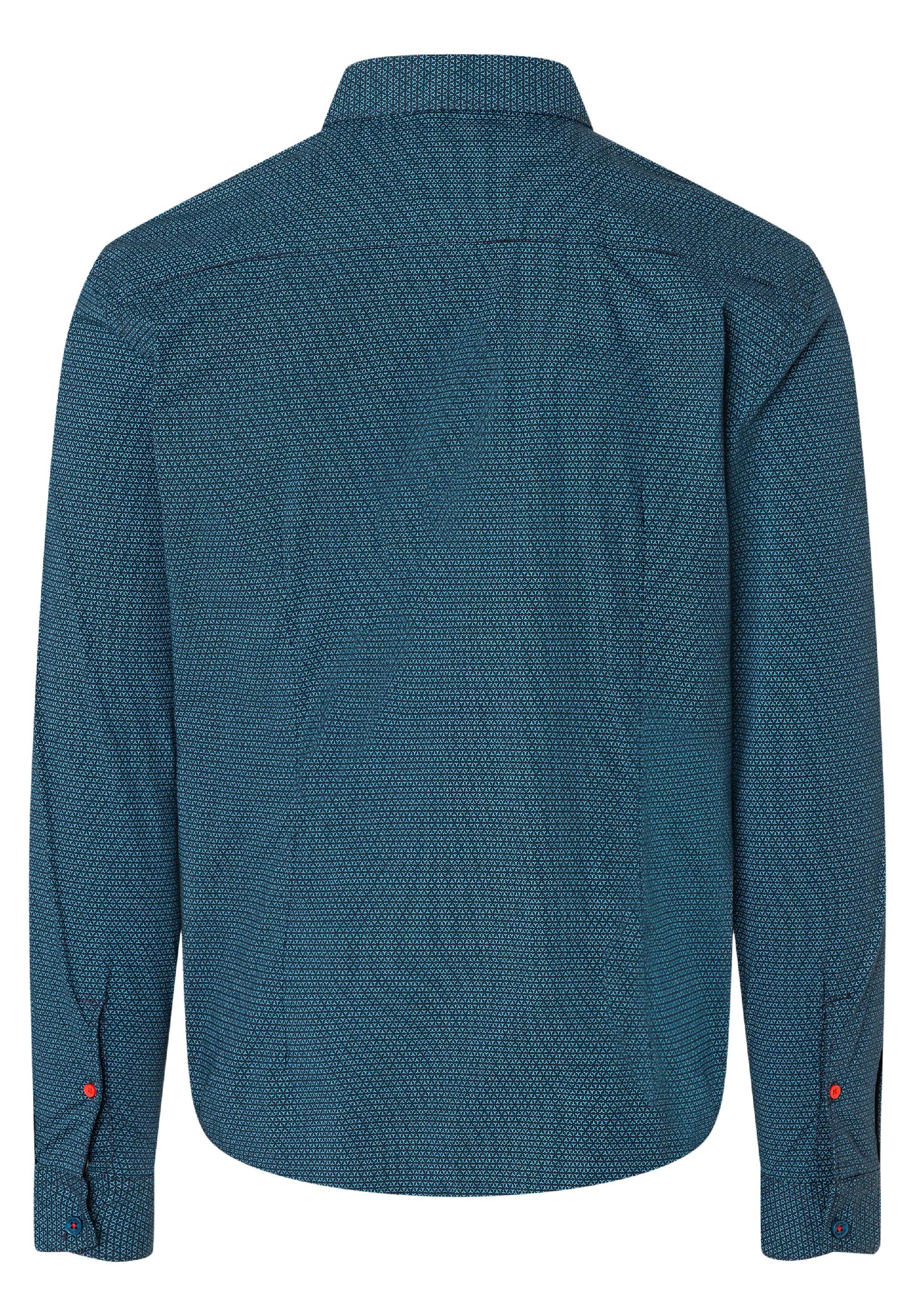 Printed Stretch Shirt - kent collar