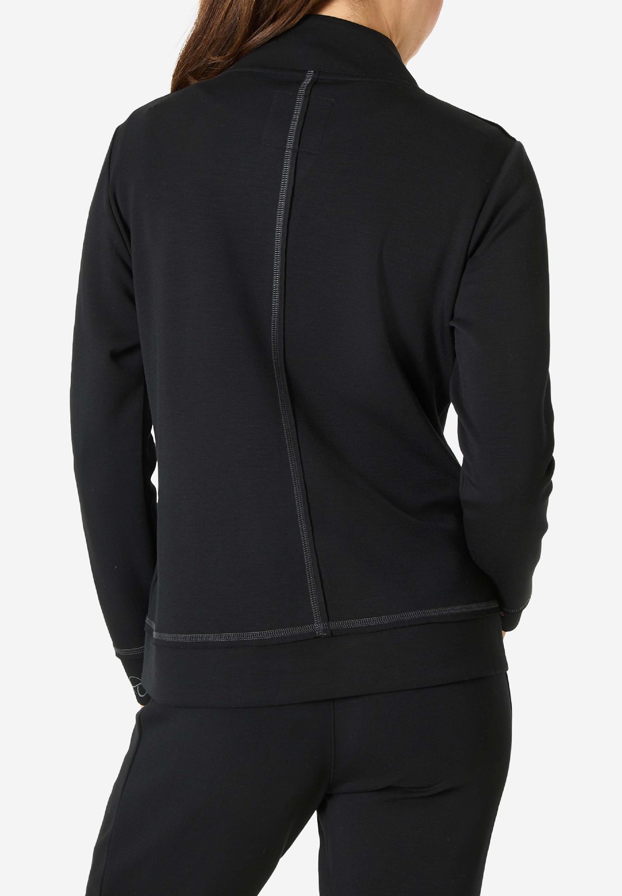 Stand-up Collar Sweatjacket