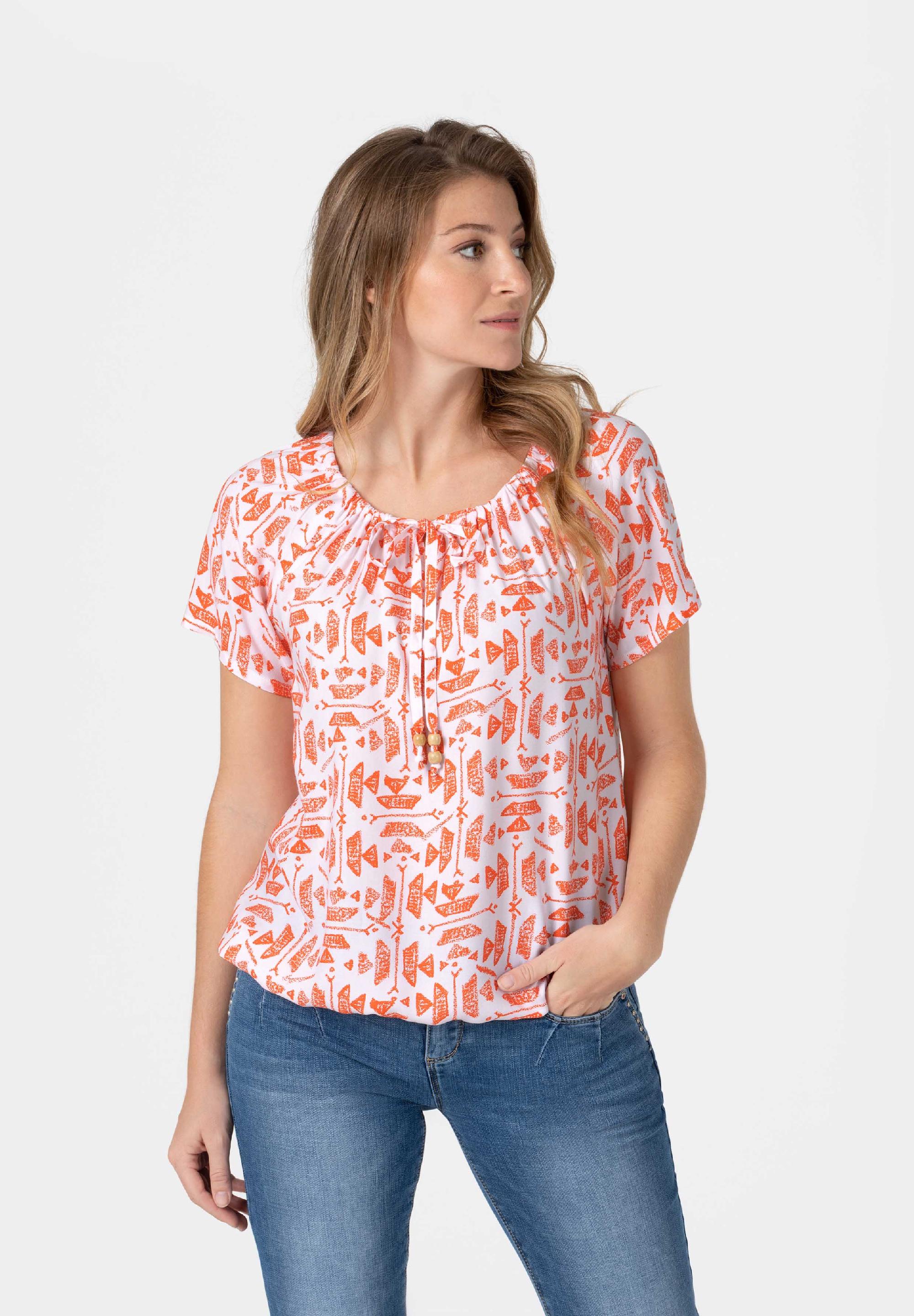 Printed Shortsleeve Tunic print / decoration