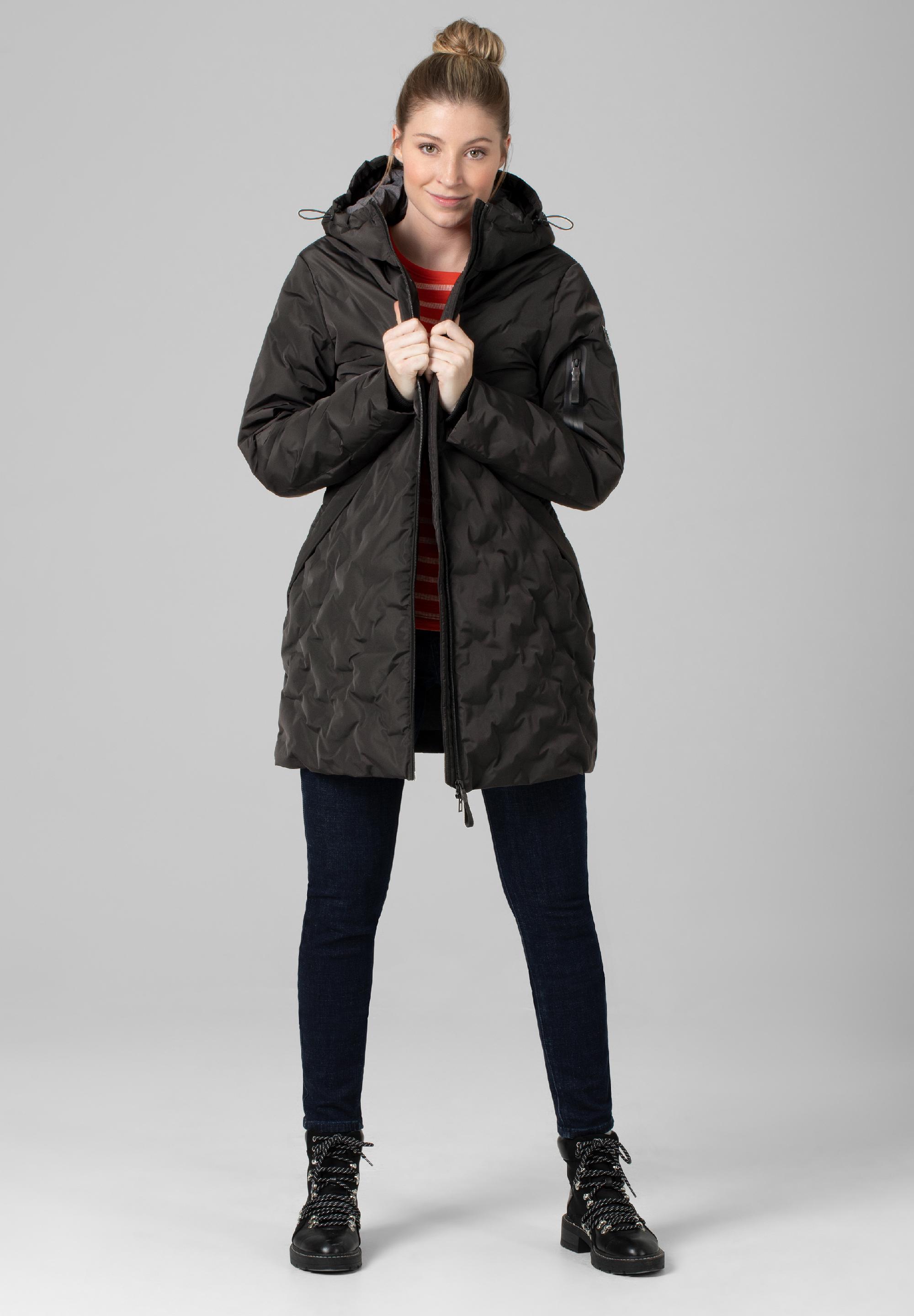 Long Bonded Coat zipper