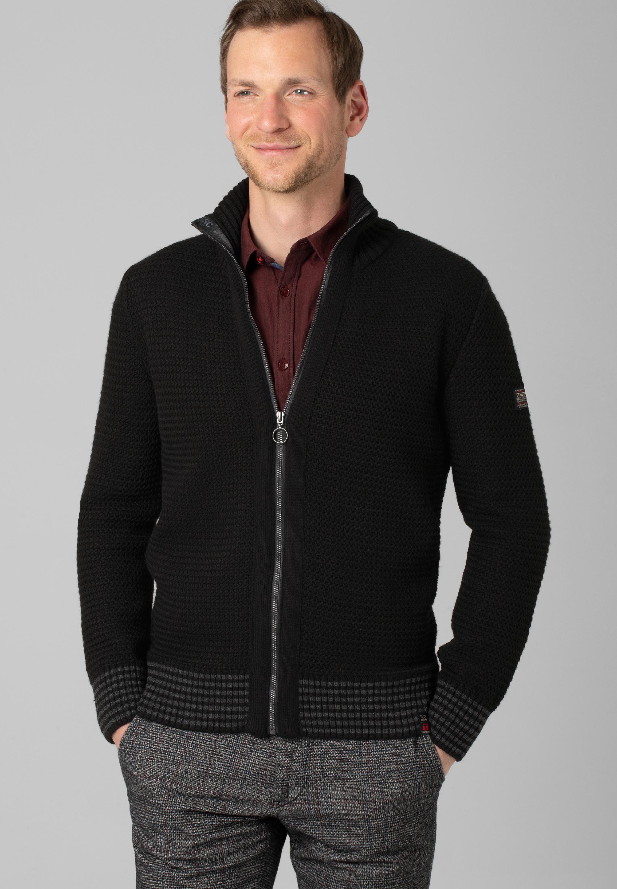 Basic Knit Jacket zipper