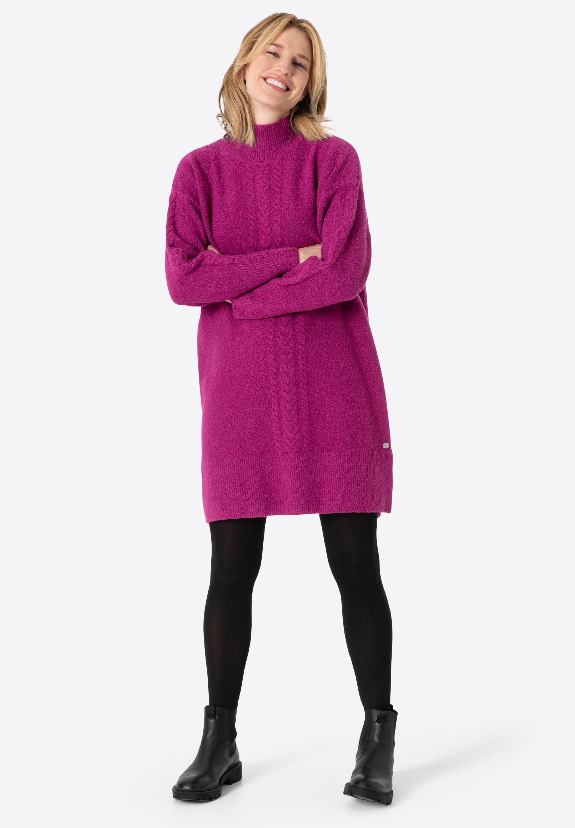 Mock Neck Knit Dress