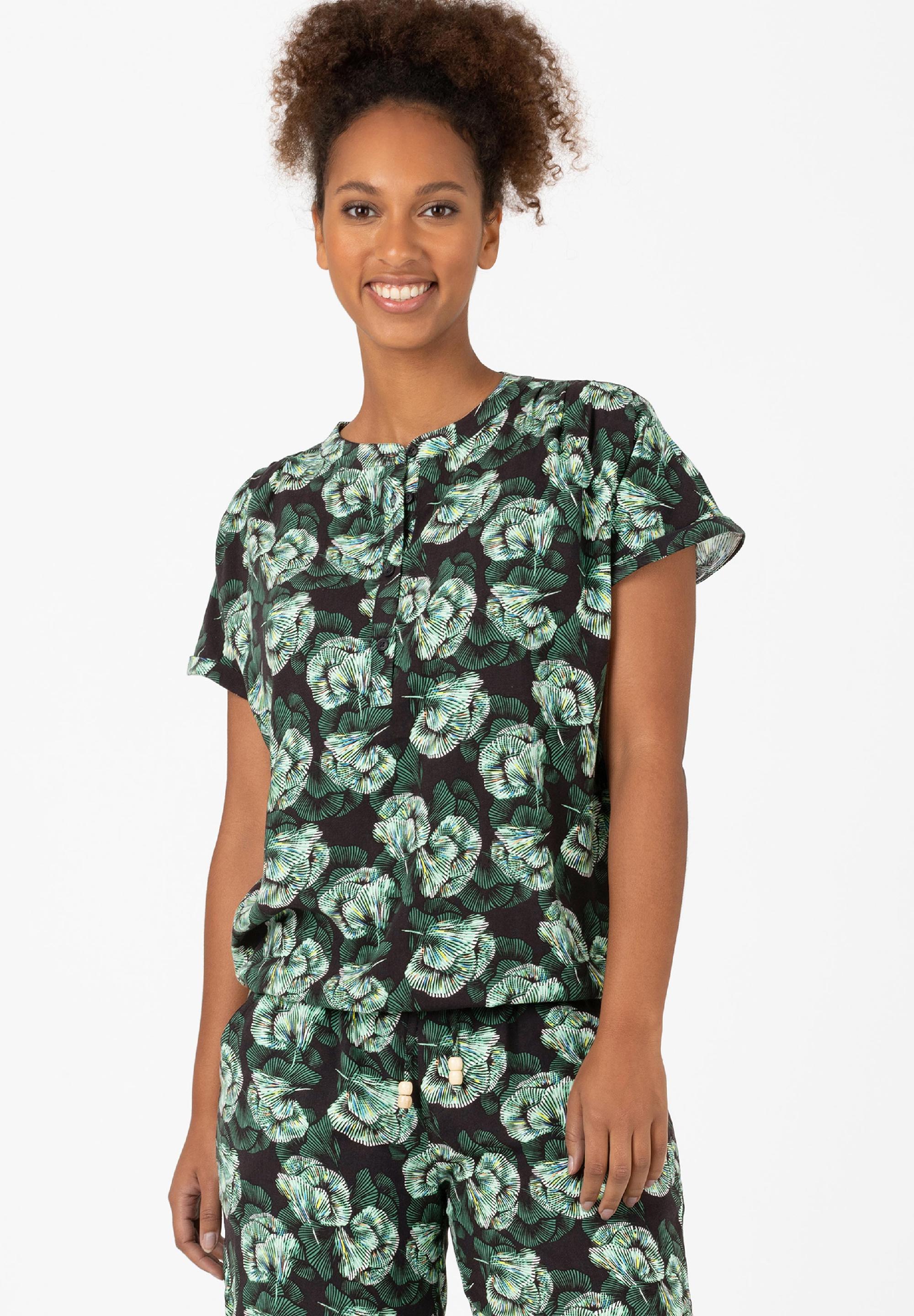 Printed Sporty Blouse print