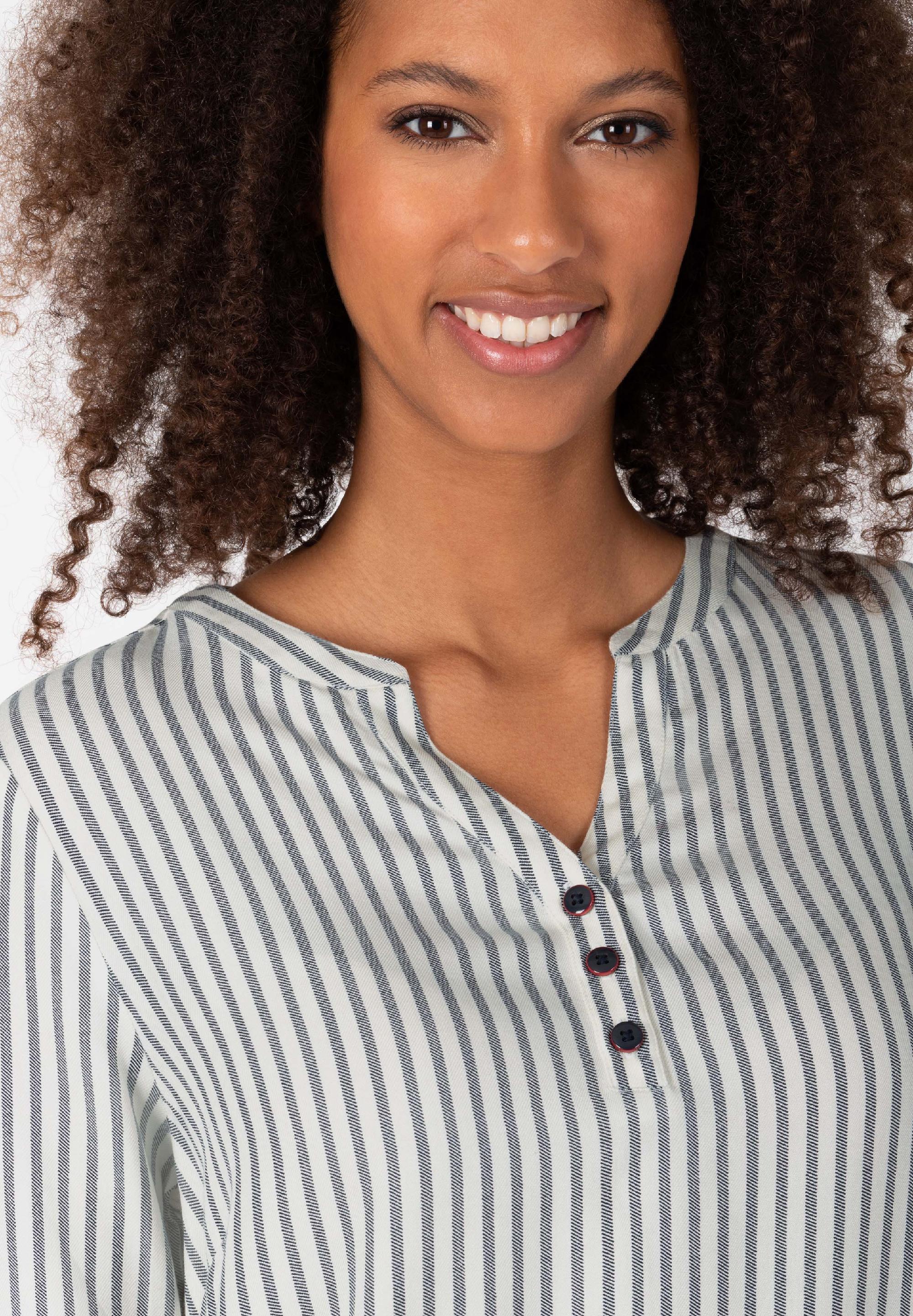 Henley Blouse print
